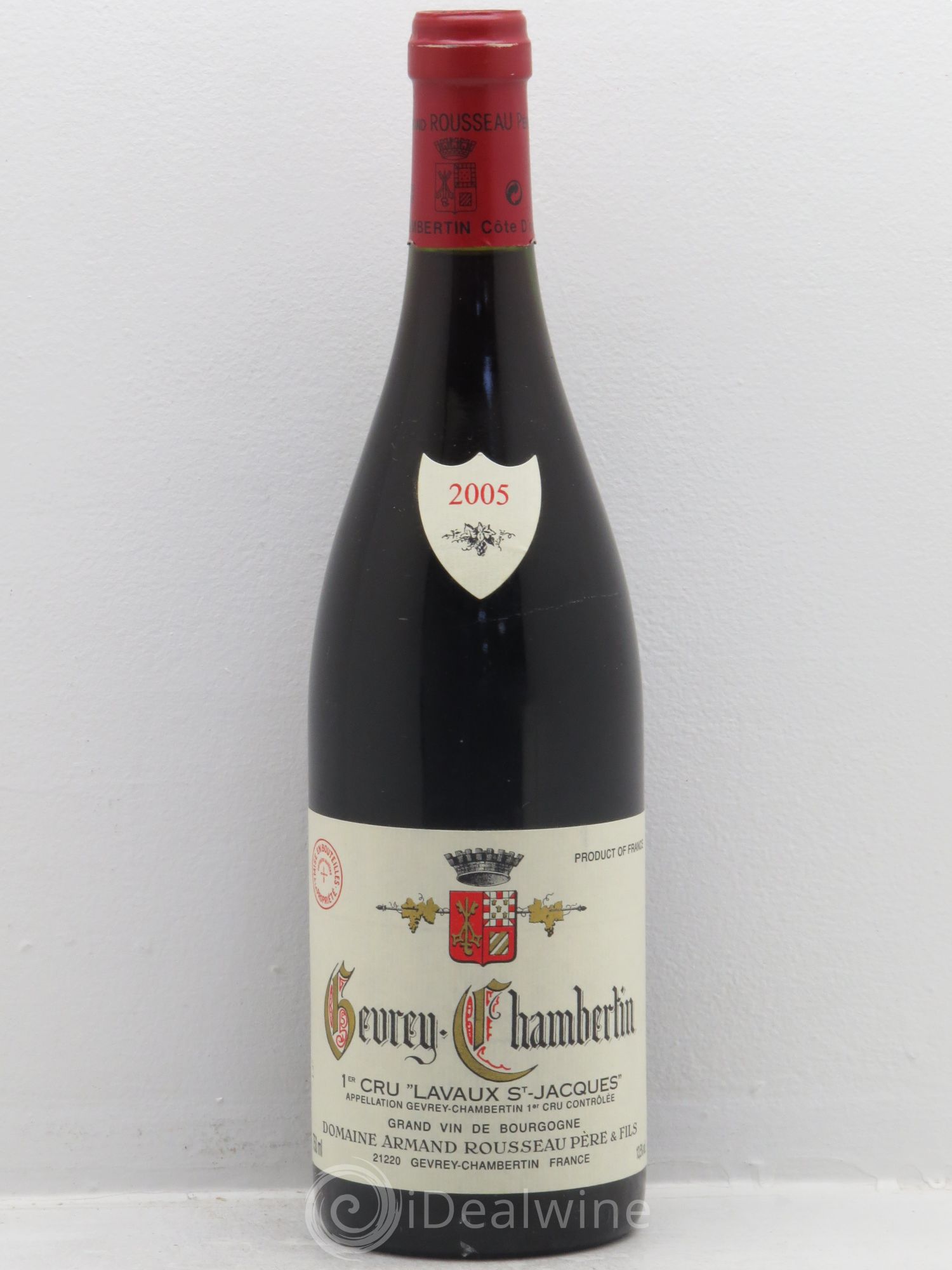 Gevrey-Chambertin 1er Cru Lavaux Saint Jacques Armand Rousseau (Domaine) 2005 - Lot de 1 bouteille - 0