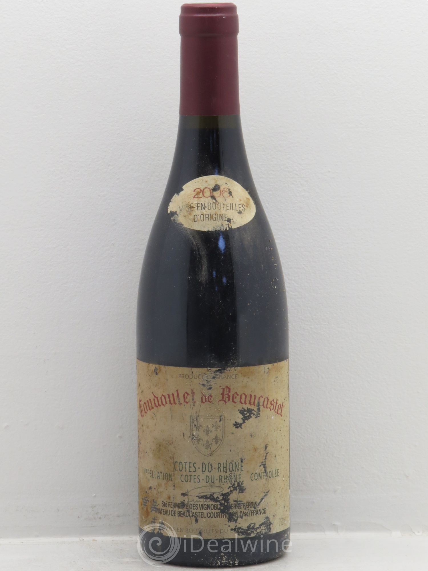 Côtes-du-Rhône Coudoulet de Beaucastel Famille Perrin 2006 - Lot de 1 bouteille - 0
