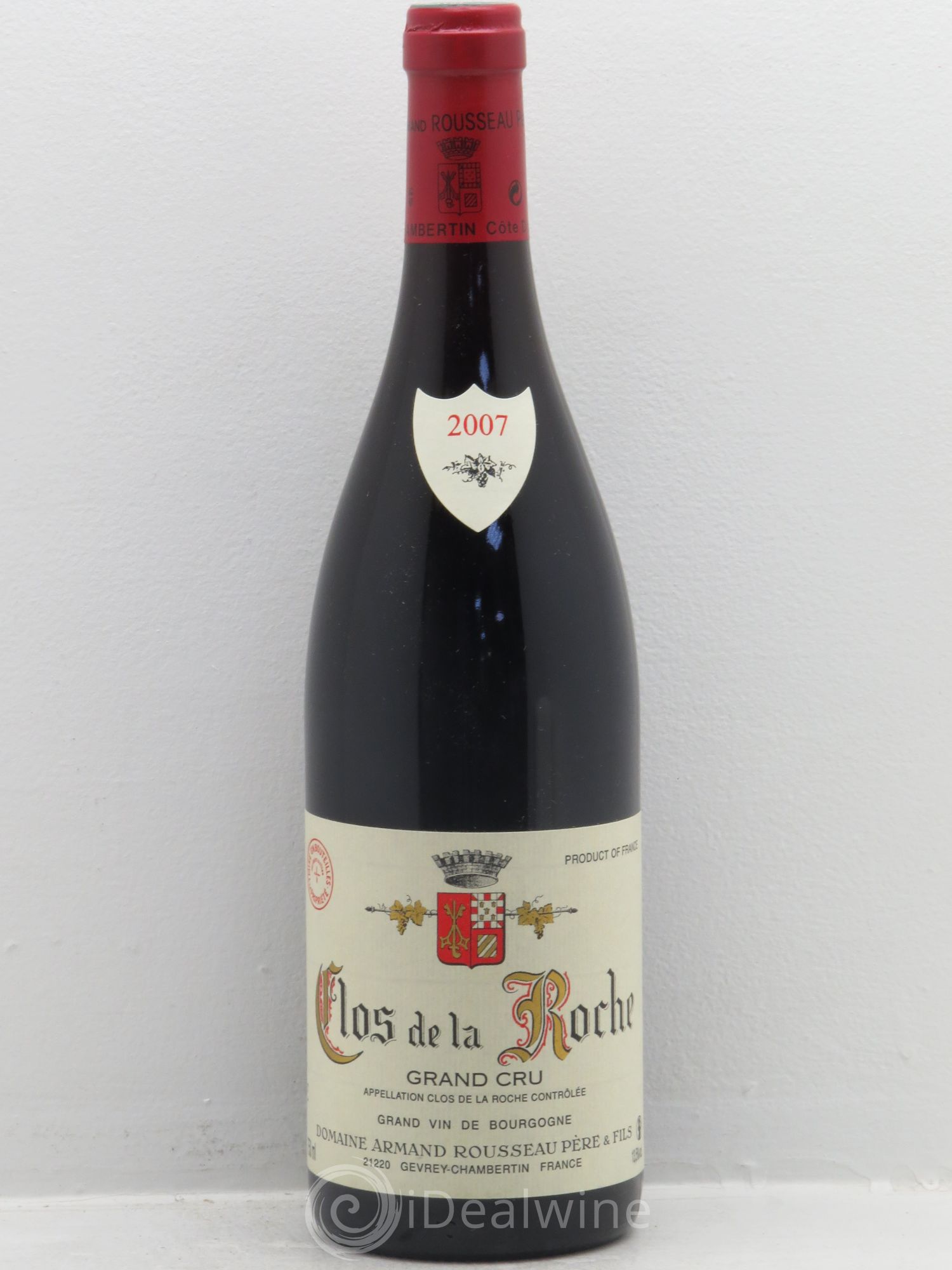 Clos de la Roche Grand Cru Armand Rousseau (Domaine) 2007 - Lot de 1 bouteille - 0