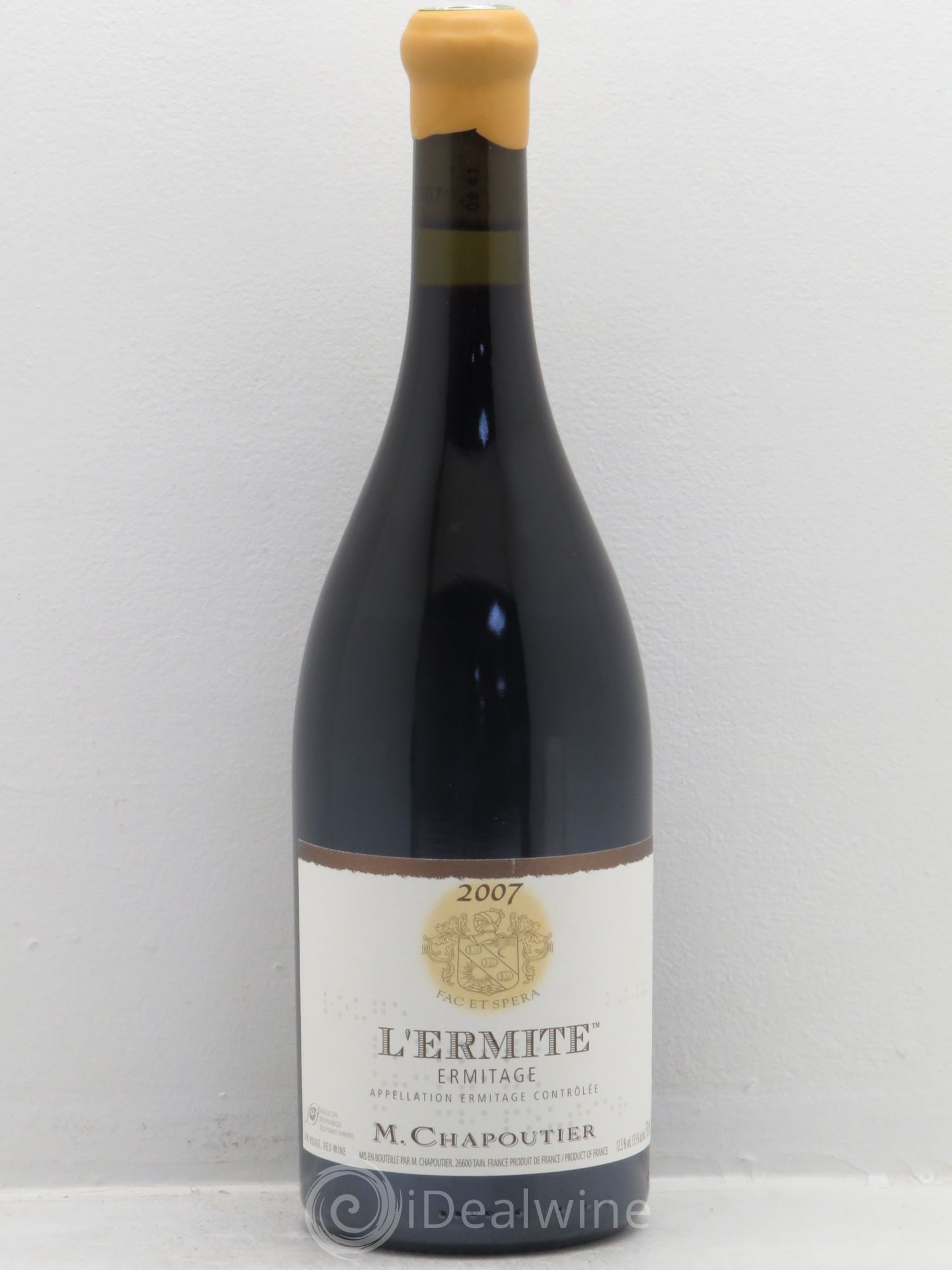 Hermitage Ermitage l'Ermite Chapoutier 2007 - Lot de 1 bouteille - 0