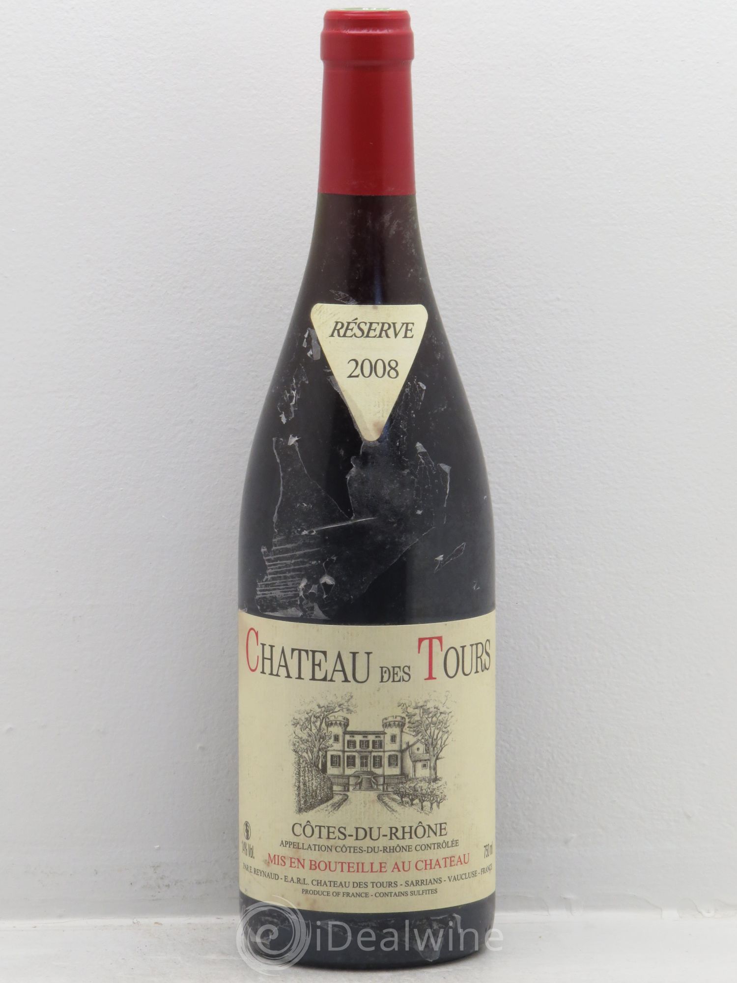Côtes-du-Rhône Château des Tours Emmanuel Reynaud 2008 - Lot de 1 bouteille - 0