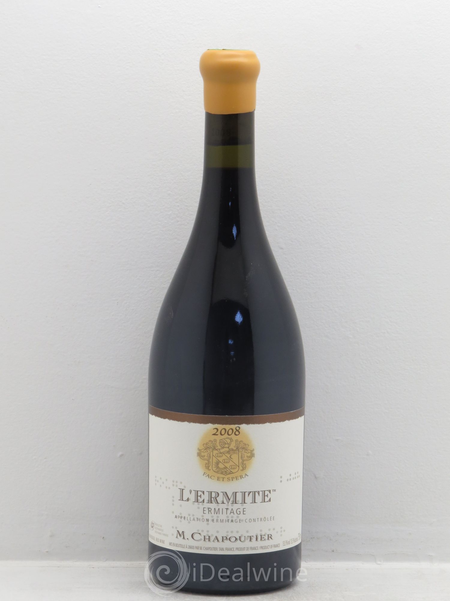Hermitage Ermitage l'Ermite Chapoutier 2008 - Lot de 1 bouteille - 0