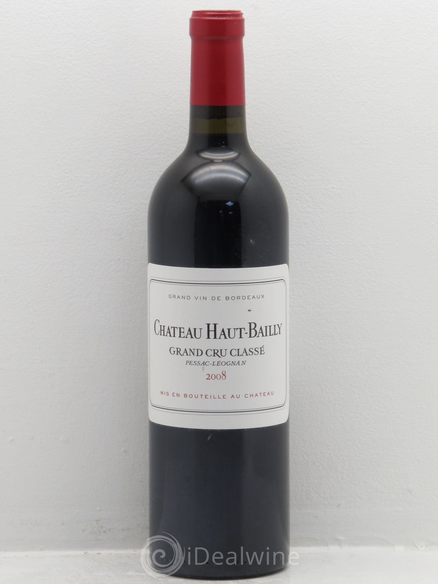 Château Haut-Bailly Cru Classé de Graves 2008 - Lot de 1 bouteille - 0