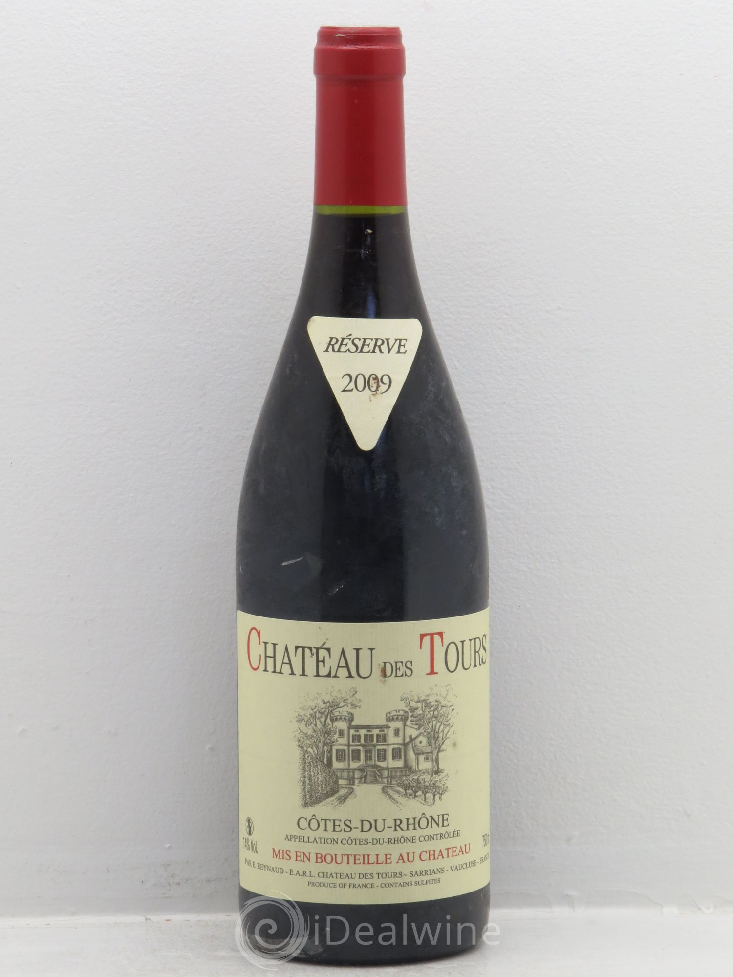 Côtes-du-Rhône Château des Tours Emmanuel Reynaud Réserve 2009 - Lot de 1 bouteille - 0