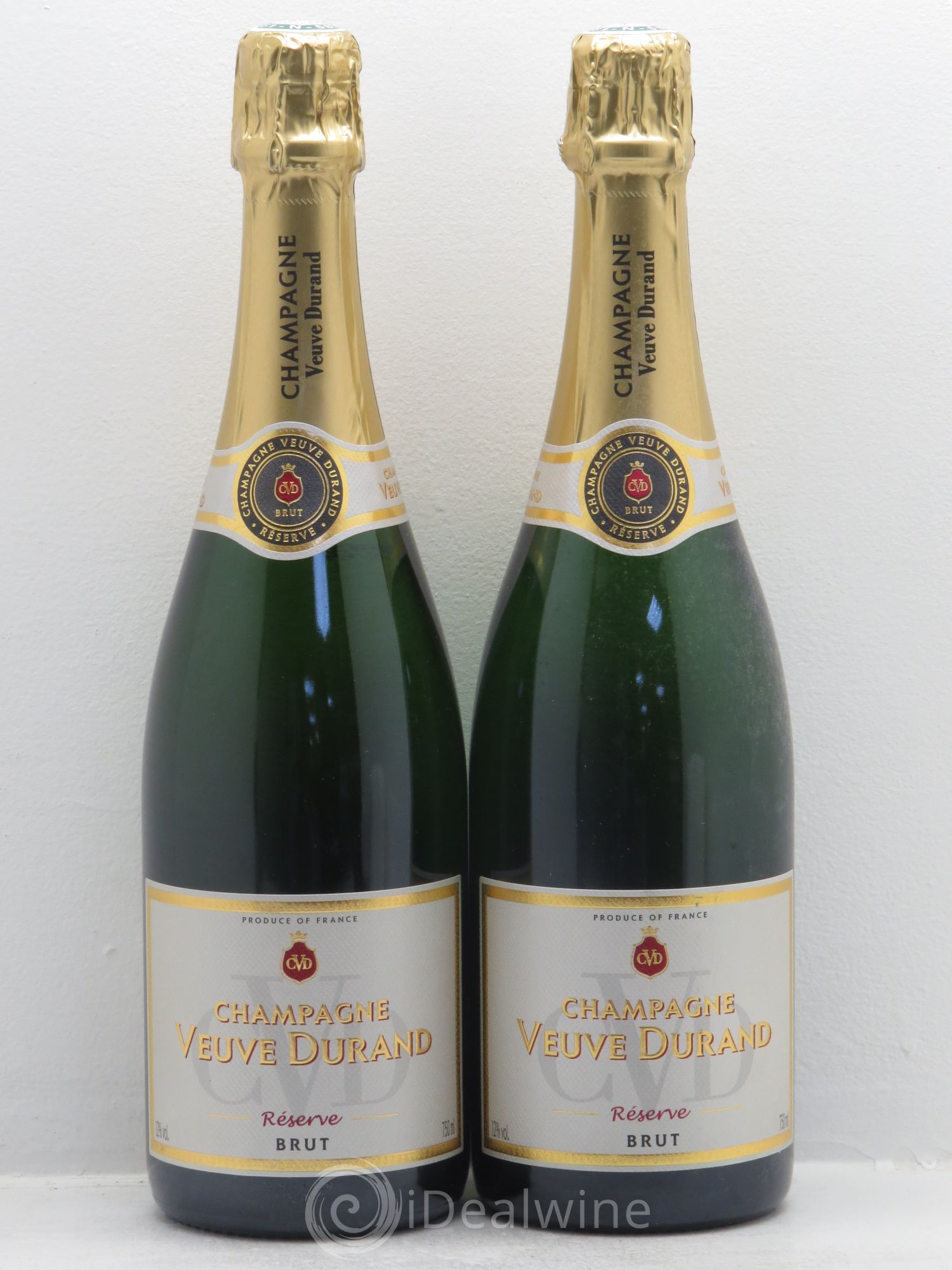 Champagne Réserve Chateau Veuve durand - Posten von 2 Flaschen - 0