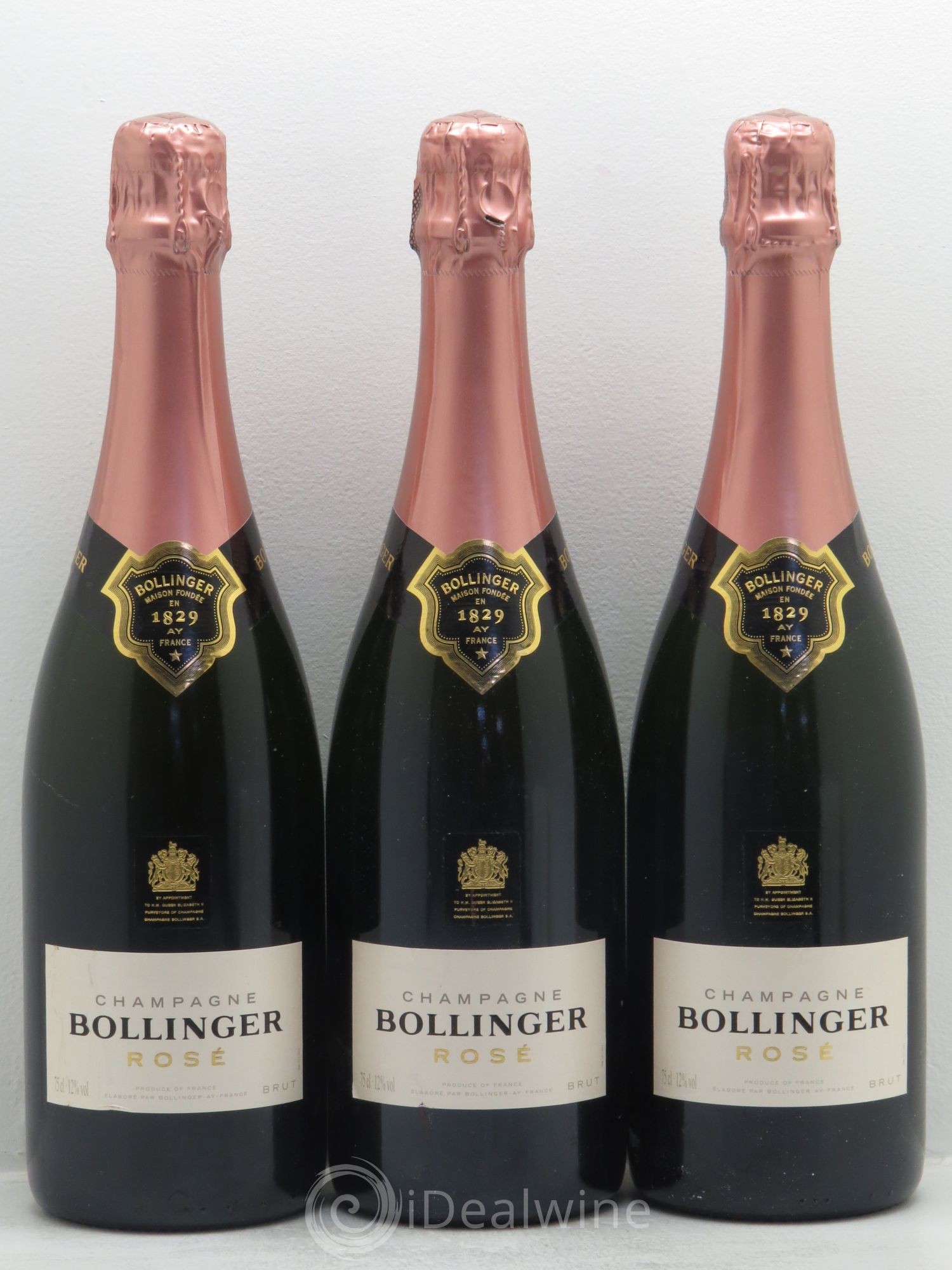 Rosé Brut Bollinger - Lot de 3 bouteilles - 0