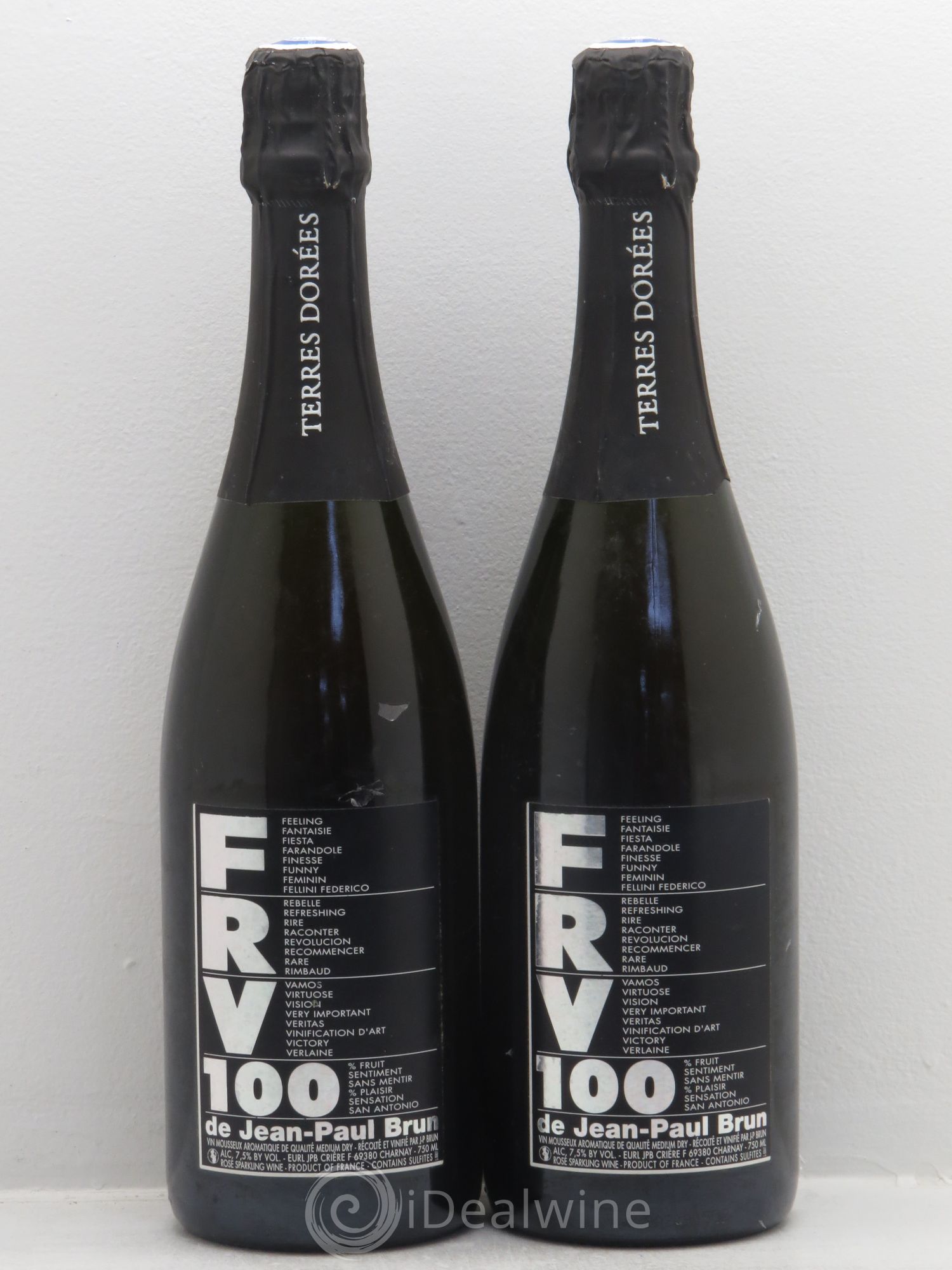 Divers Domaine des terres dorées JP Brun FRV 100 vin mousseux (sans prix de réserve) - Posten von 2 Flaschen - 0