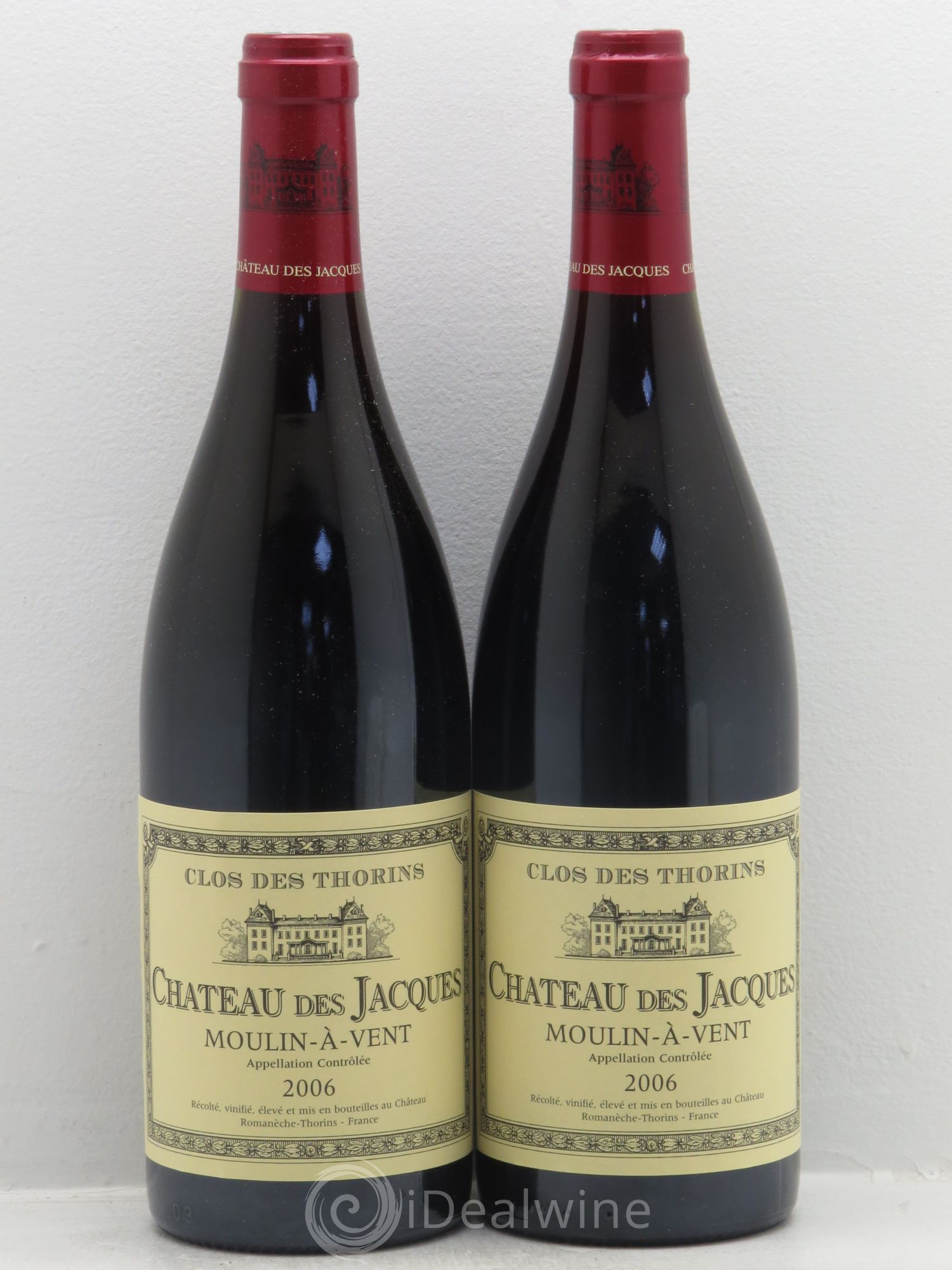 Moulin-à-Vent Clos des Thorins Château des Jacques 2006 - Lot de 2 bouteilles - 0