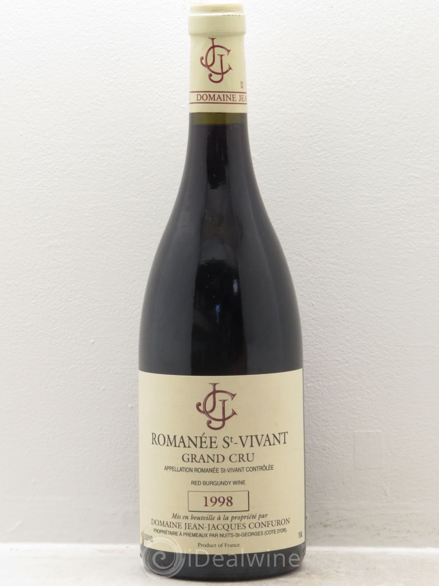 Romanée-Saint-Vivant Grand Cru Jean-Jacques Confuron 1998 - Lot de 1 bouteille - 0