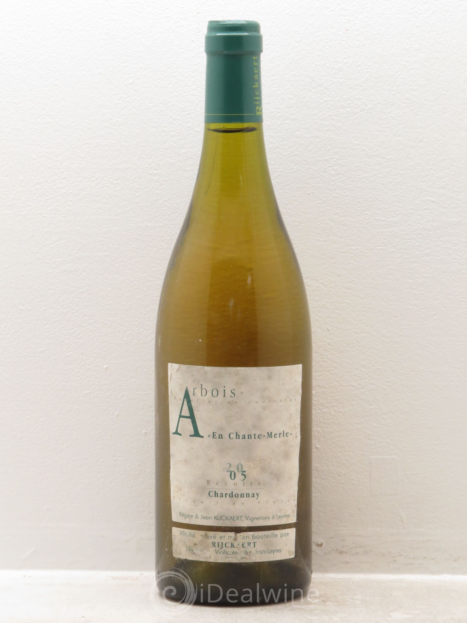 Arbois En Chante-Merle Chardonnay Domaine Rijckaert 2005 - Posten von 1 Flasche - 0