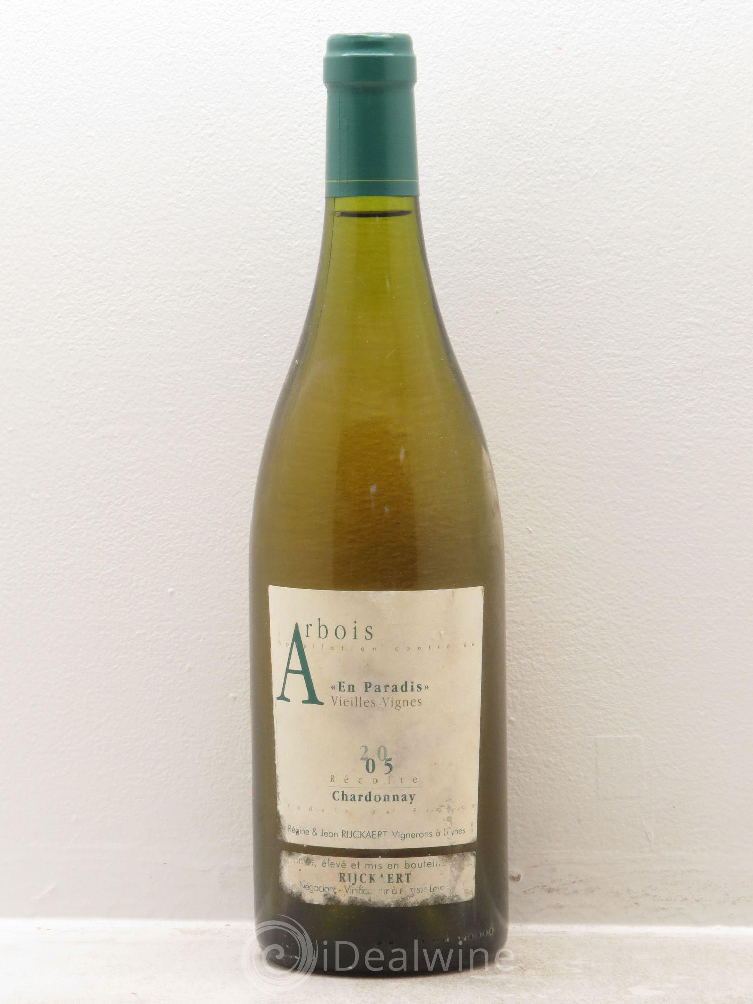 Arbois En Paradis Chardonnay Vieilles Vignes Domaine Rijckaert 2005 - Posten von 1 Flasche - 0