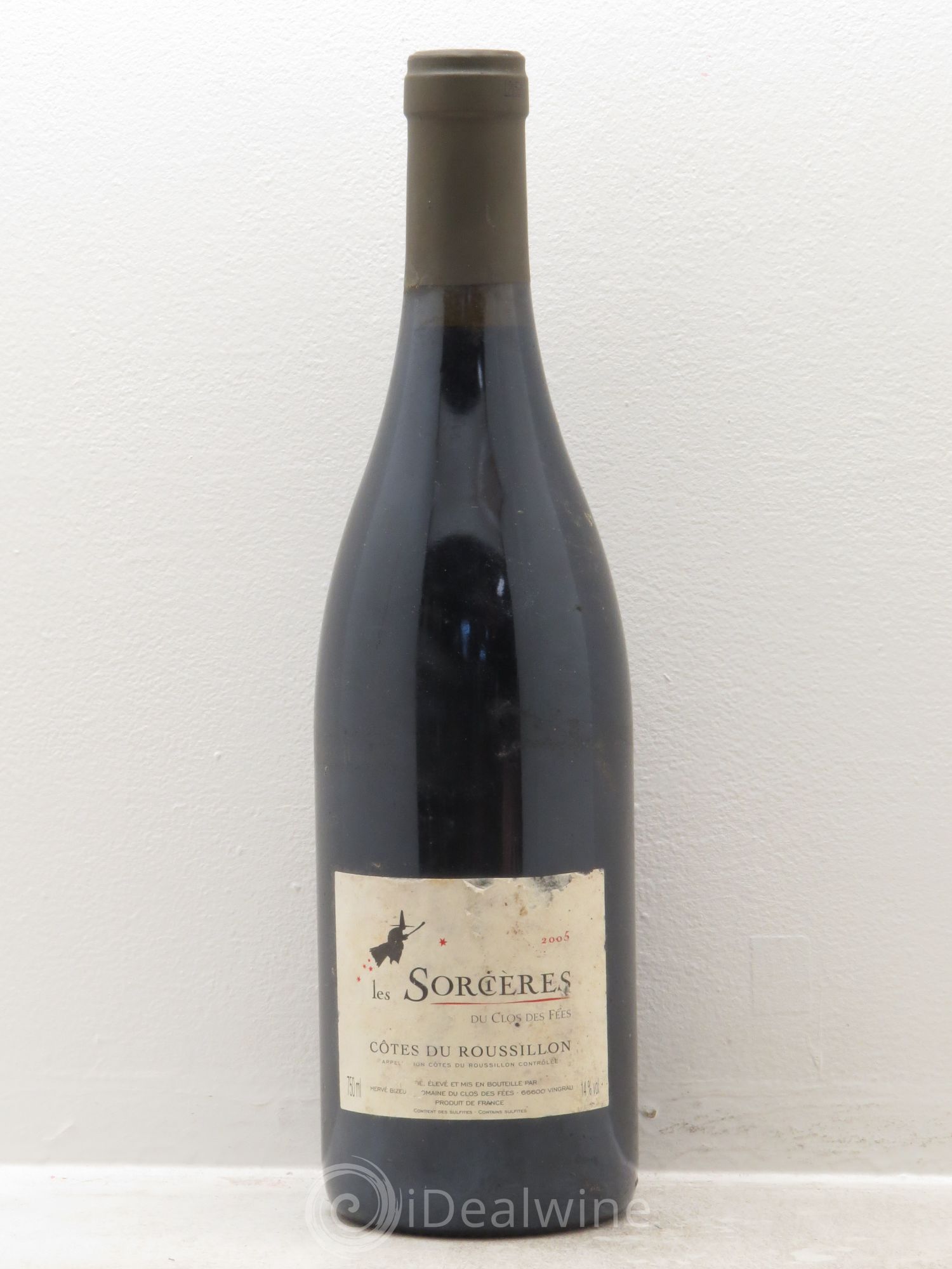 Côtes du Roussillon Clos des Fées Les Sorcières Hervé Bizeul 2005 - Lot de 1 bouteille - 0