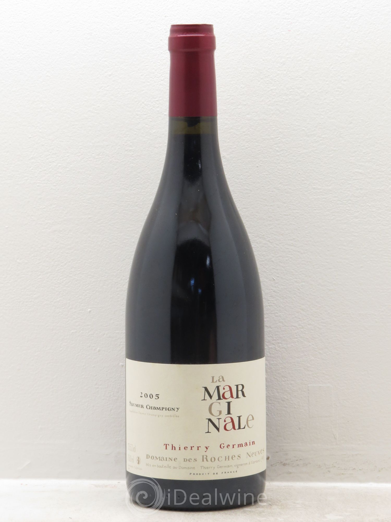 Saumur-Champigny La Marginale Domaine des Roches Neuves - Thierry Germain 2005 - Lot de 1 bouteille - 0