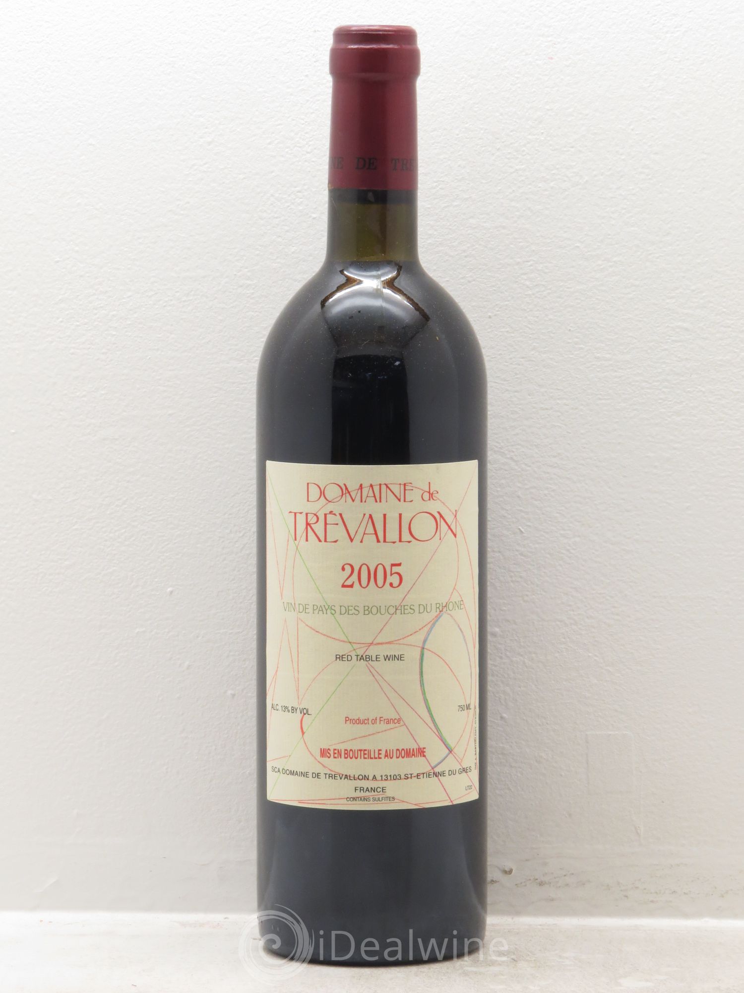 VDP Bouches du Rhône Trévallon (Domaine de) Eloi Dürrbach 2005 - Lot de 1 bouteille - 0
