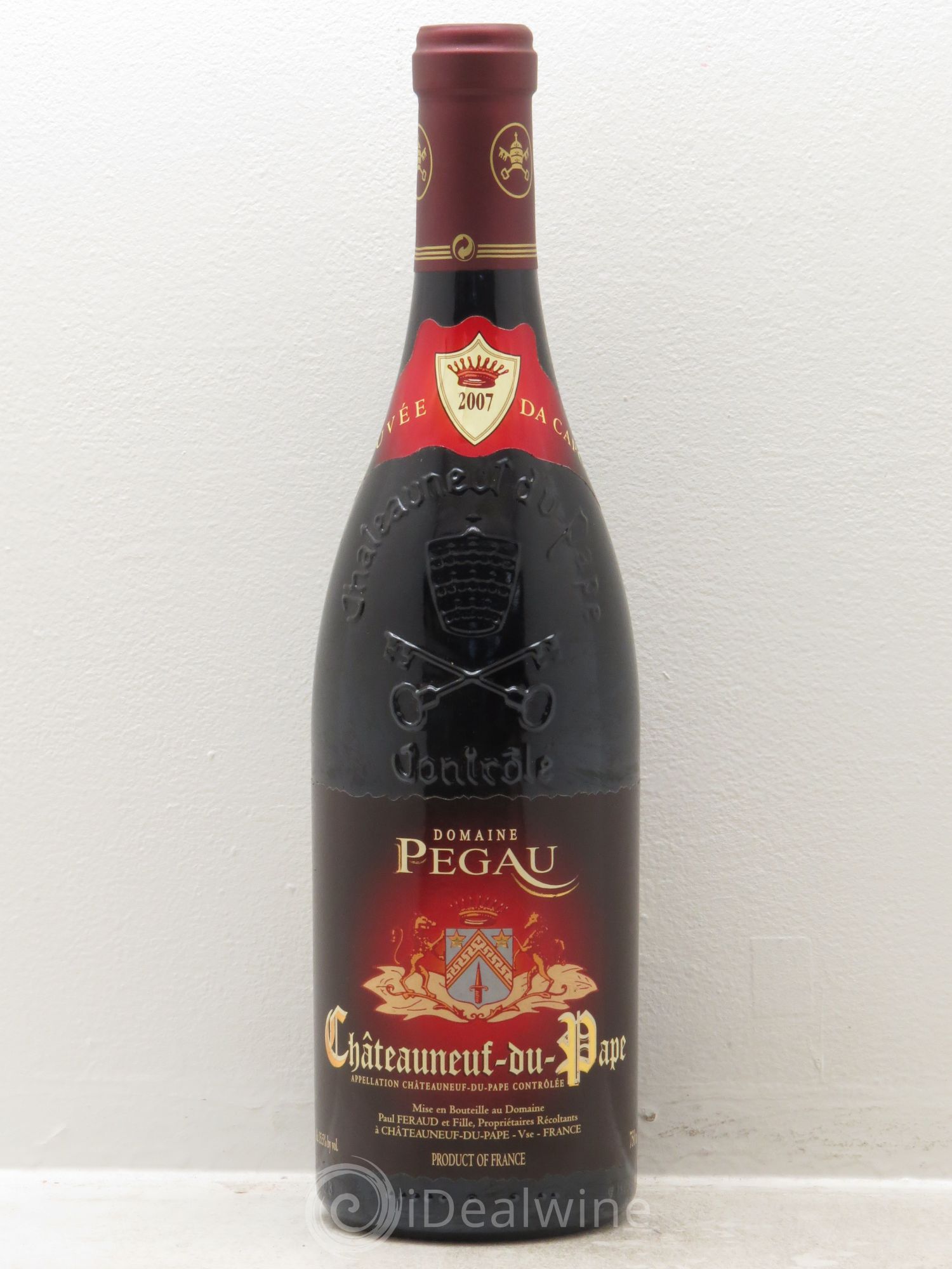 Châteauneuf-du-Pape Domaine du Pégau Cuvée Da Capo Paul et Laurence Féraud 2007 - Lot de 1 bouteille - 0