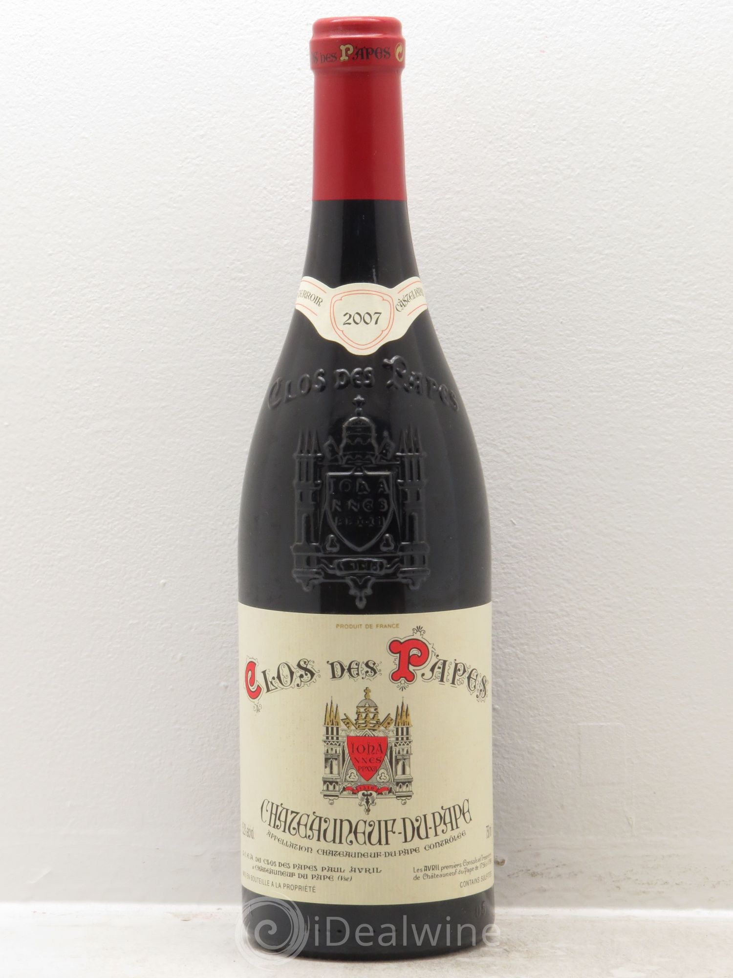 Châteauneuf-du-Pape Clos des Papes - Paul Avril 2007 - Lot de 1 bouteille - 0