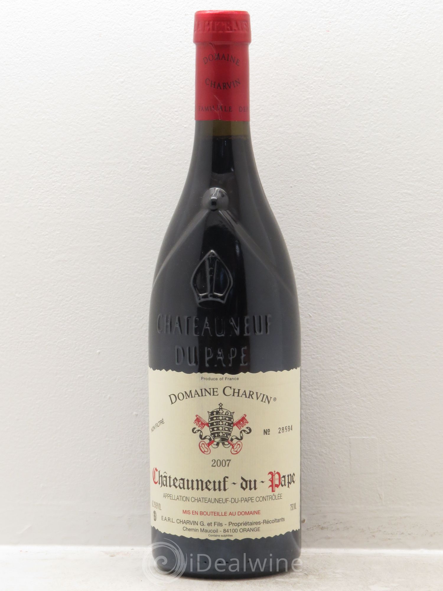 Châteauneuf-du-Pape Charvin (Domaine) 2007 - Lot de 1 bouteille - 0