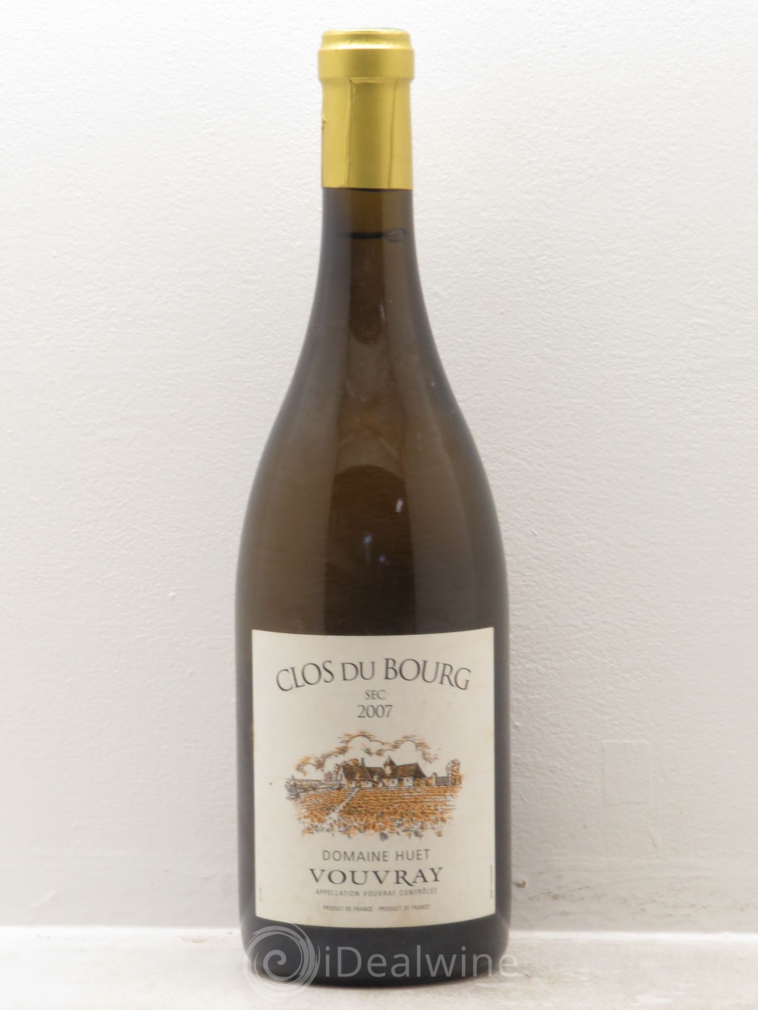 Vouvray Clos du Bourg Sec Domaine Huet 2007 - Lot de 1 bouteille - 0