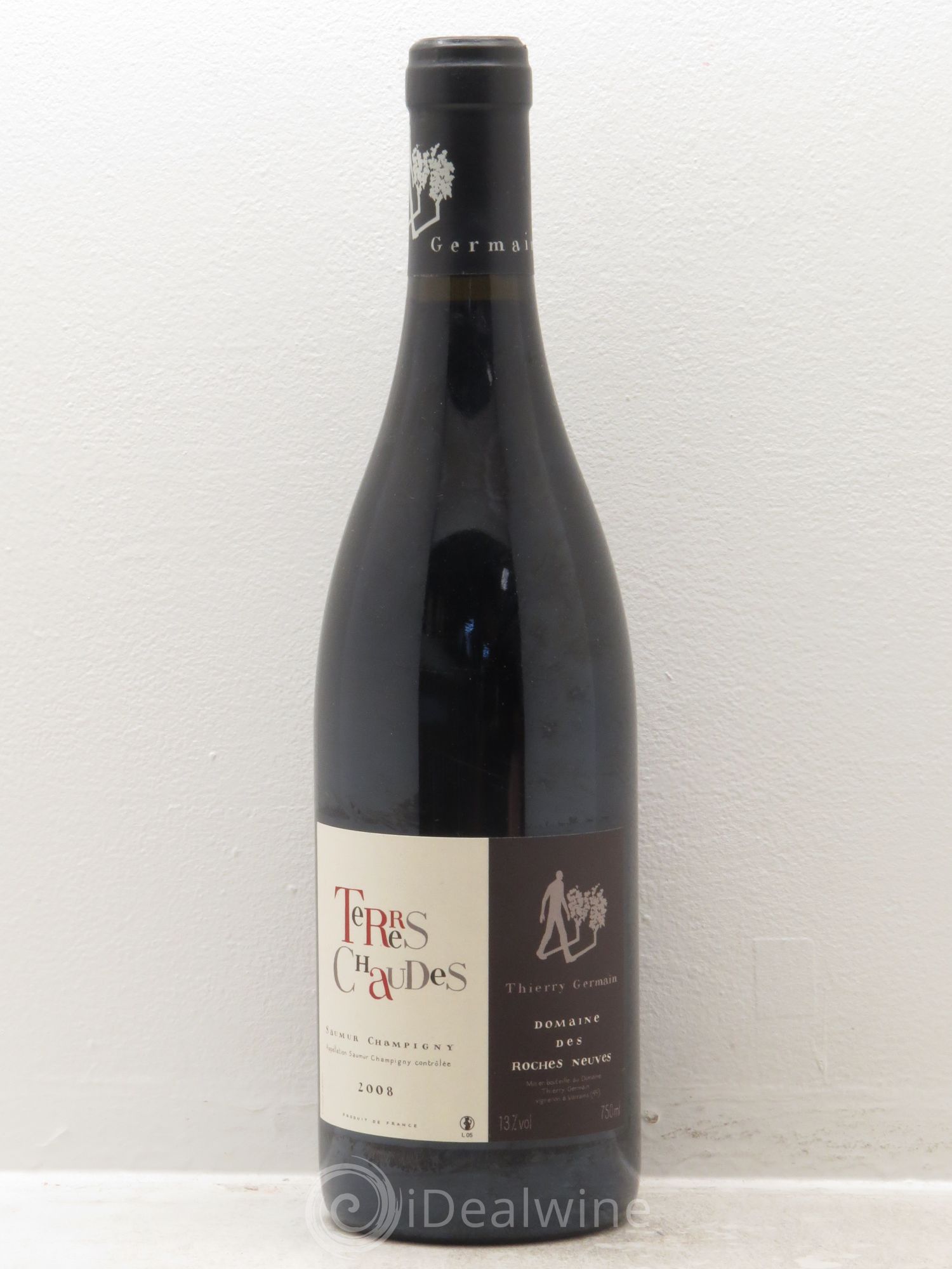 Saumur-Champigny Terres Chaudes Domaine des Roches Neuves - Thierry Germain 2008 - Lot de 1 bouteille - 0