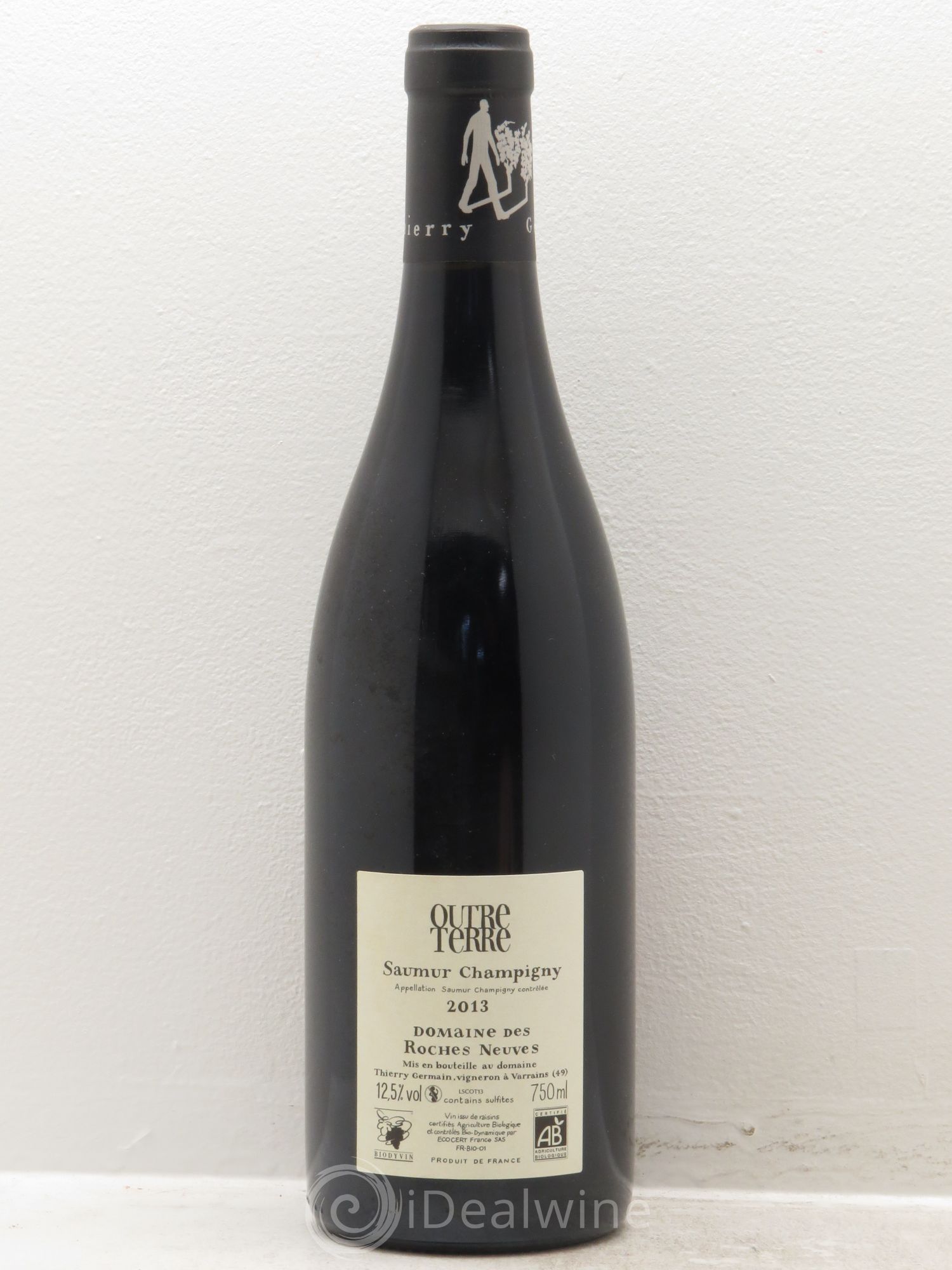 Saumur-Champigny Domaine des Roches Neuves - Thierry Germain Outre Terre Amphore 2013 - Lot de 1 bouteille - 1