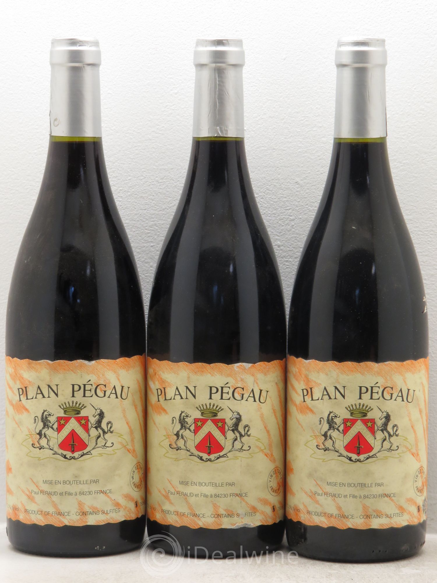 Rhône Plan Pégau Paul Feraud - Posten von 3 Flaschen - 0