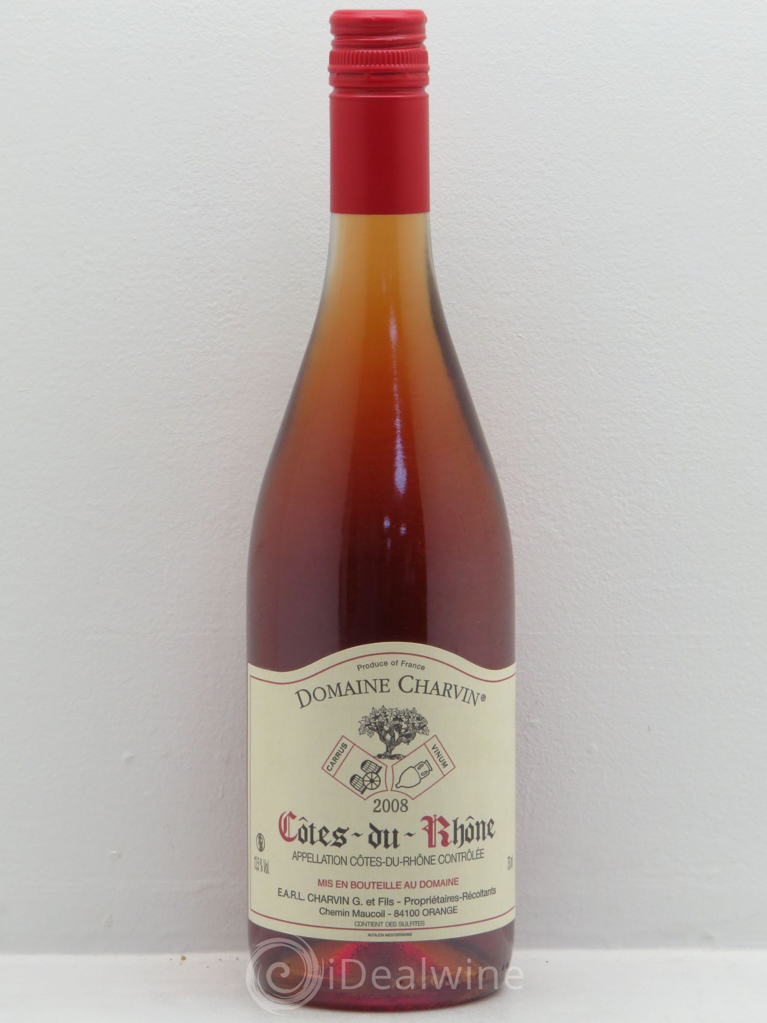 Côtes-du-Rhône Charvin (Domaine) (sans prix de réserve) 2008 - Lot de 1 bouteille - 0