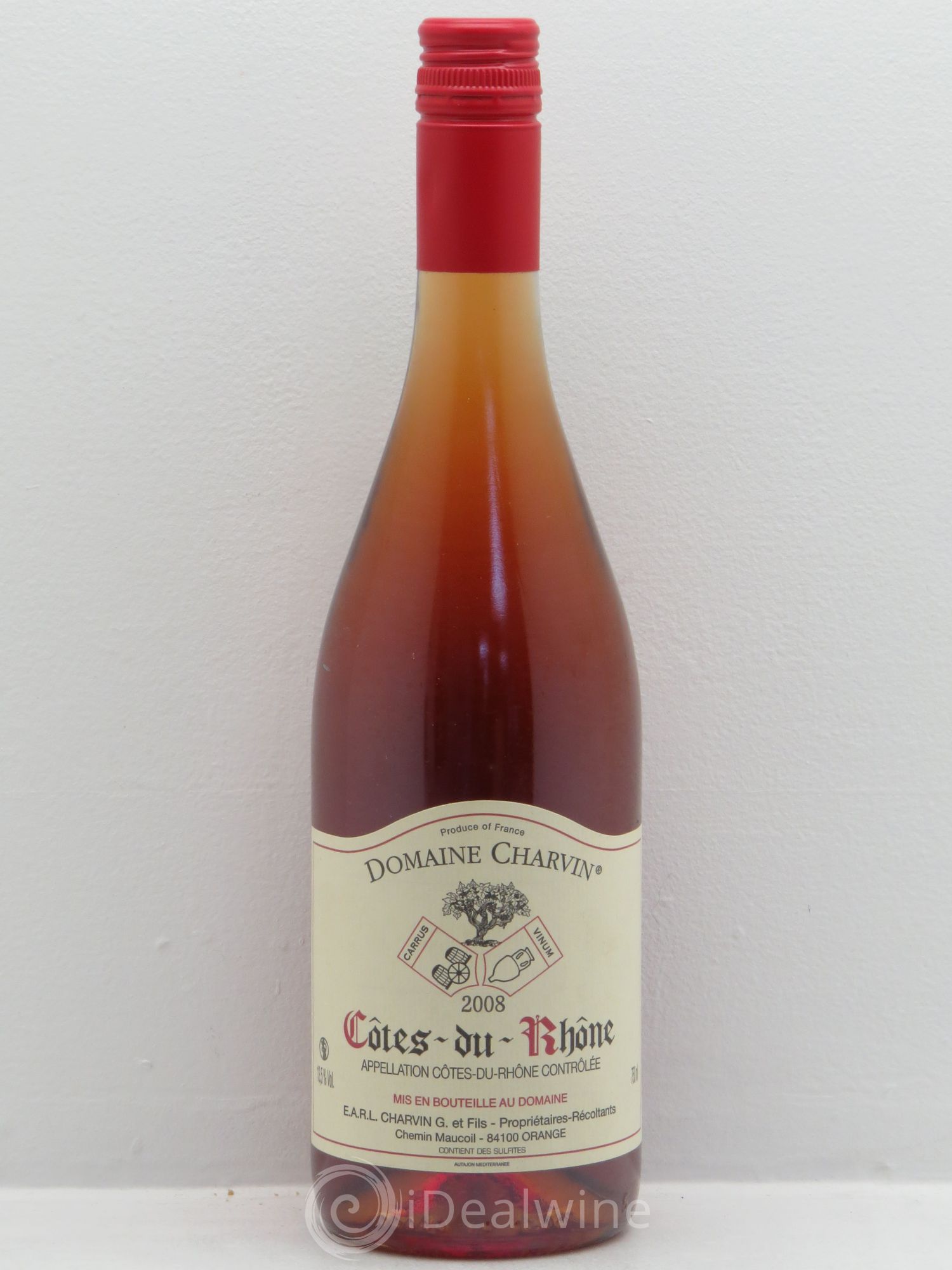 Côtes-du-Rhône Charvin (Domaine) (sans prix de réserve) 2008 - Lot de 1 bouteille - 0
