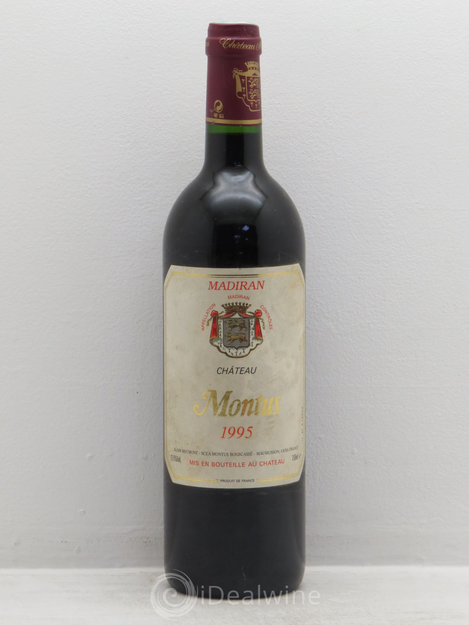 Madiran Château Montus Alain Brumont 1995 - Lot de 1 bouteille - 0
