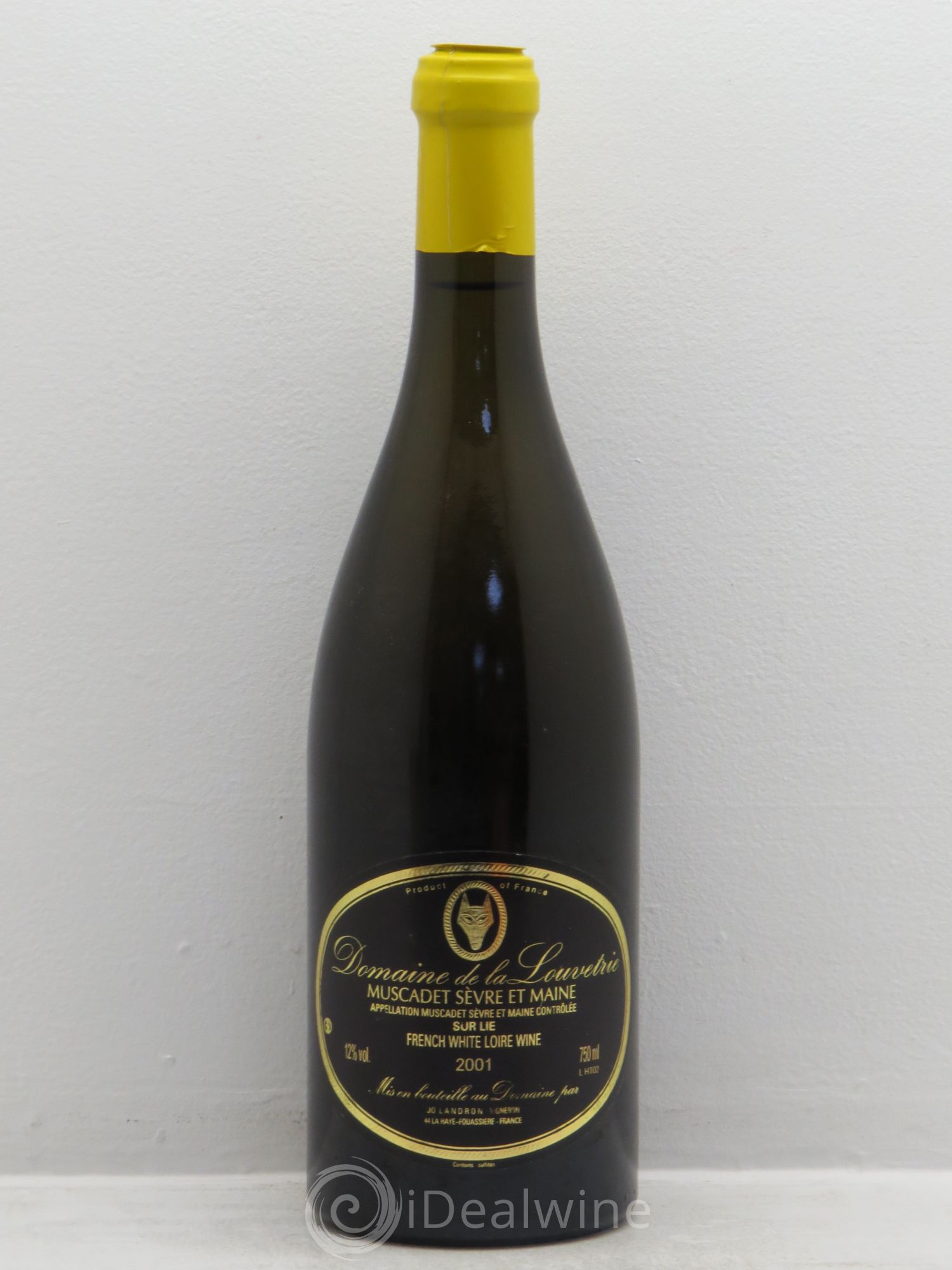 Muscadet-Sèvre-et-Maine La Louvetrie Jo Landron (sans prix de réserve) 2001 - Lot de 1 bouteille - 0