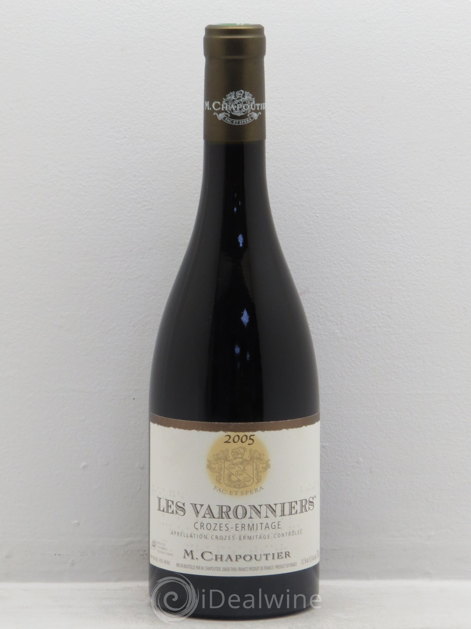 Crozes-Hermitage Les Varonniers Chapoutier 2005 - Lot de 1 bouteille - 0