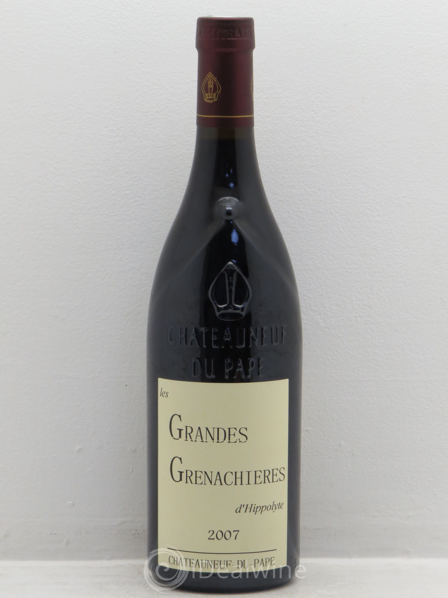 Châteauneuf-du-Pape Les Grandes Grenachières D'Hippolyte (sans prix de réserve) 2007 - Posten von 1 Flasche - 0