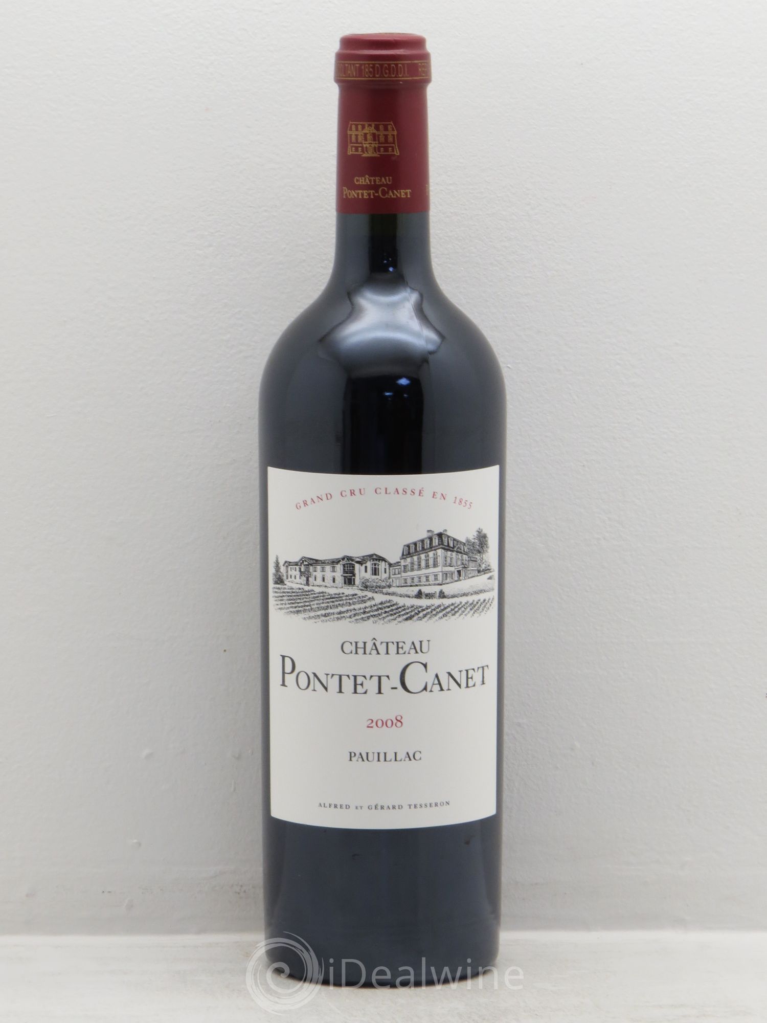 Château Pontet Canet 5ème Grand Cru Classé 2008 - Lot de 1 bouteille - 0