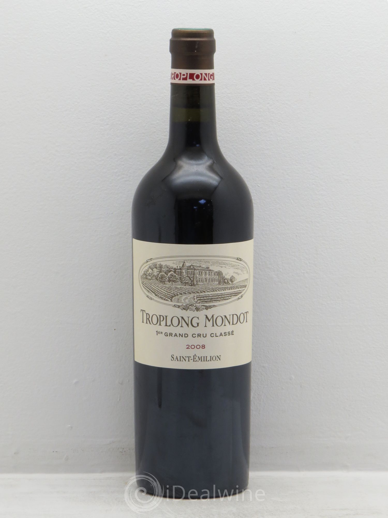 Château Troplong Mondot 1er Grand Cru Classé B 2008 - Lot de 1 bouteille - 0