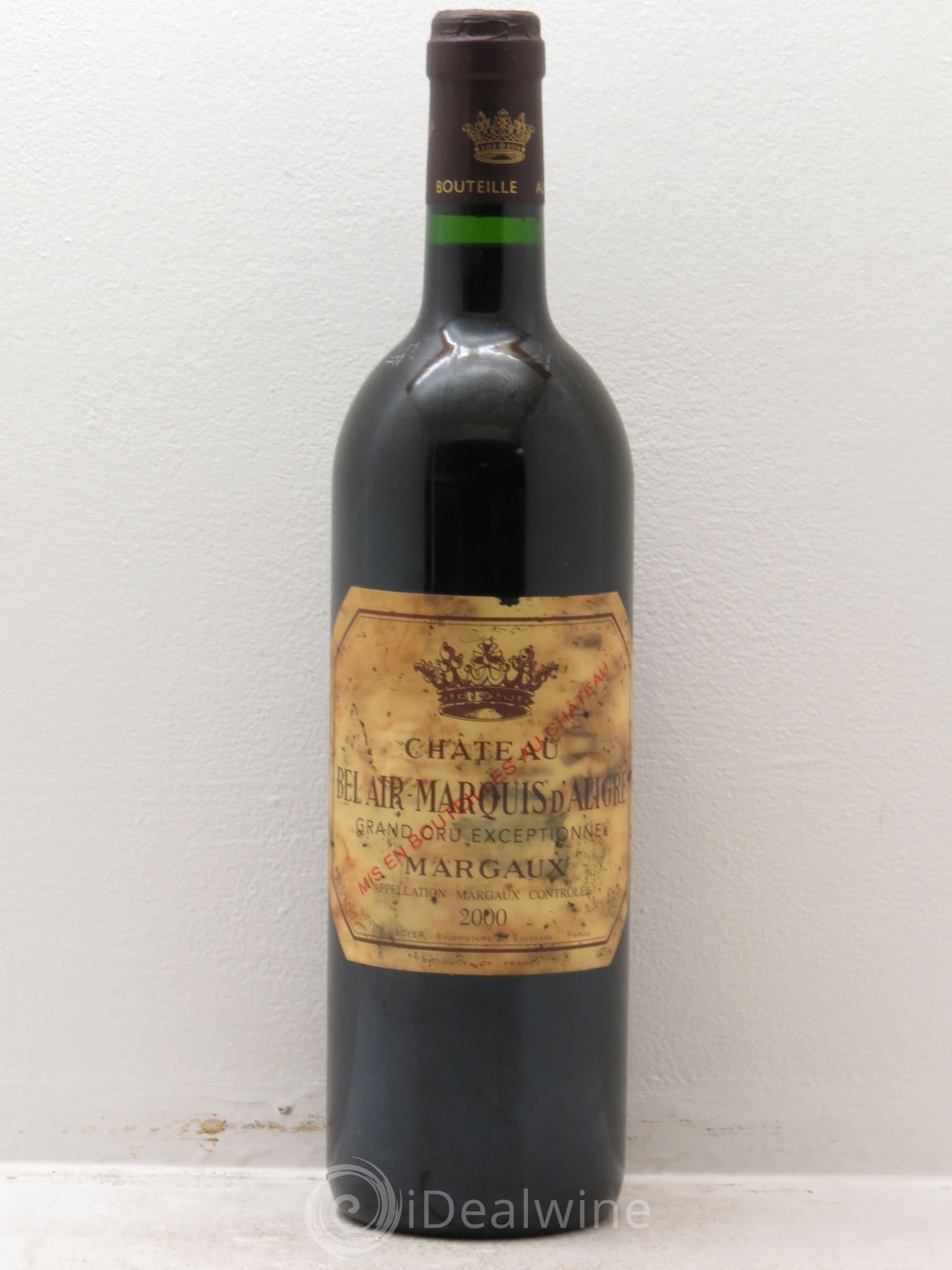 Château Bel Air Marquis d'Aligre 2000 - Lot de 1 bouteille - 0
