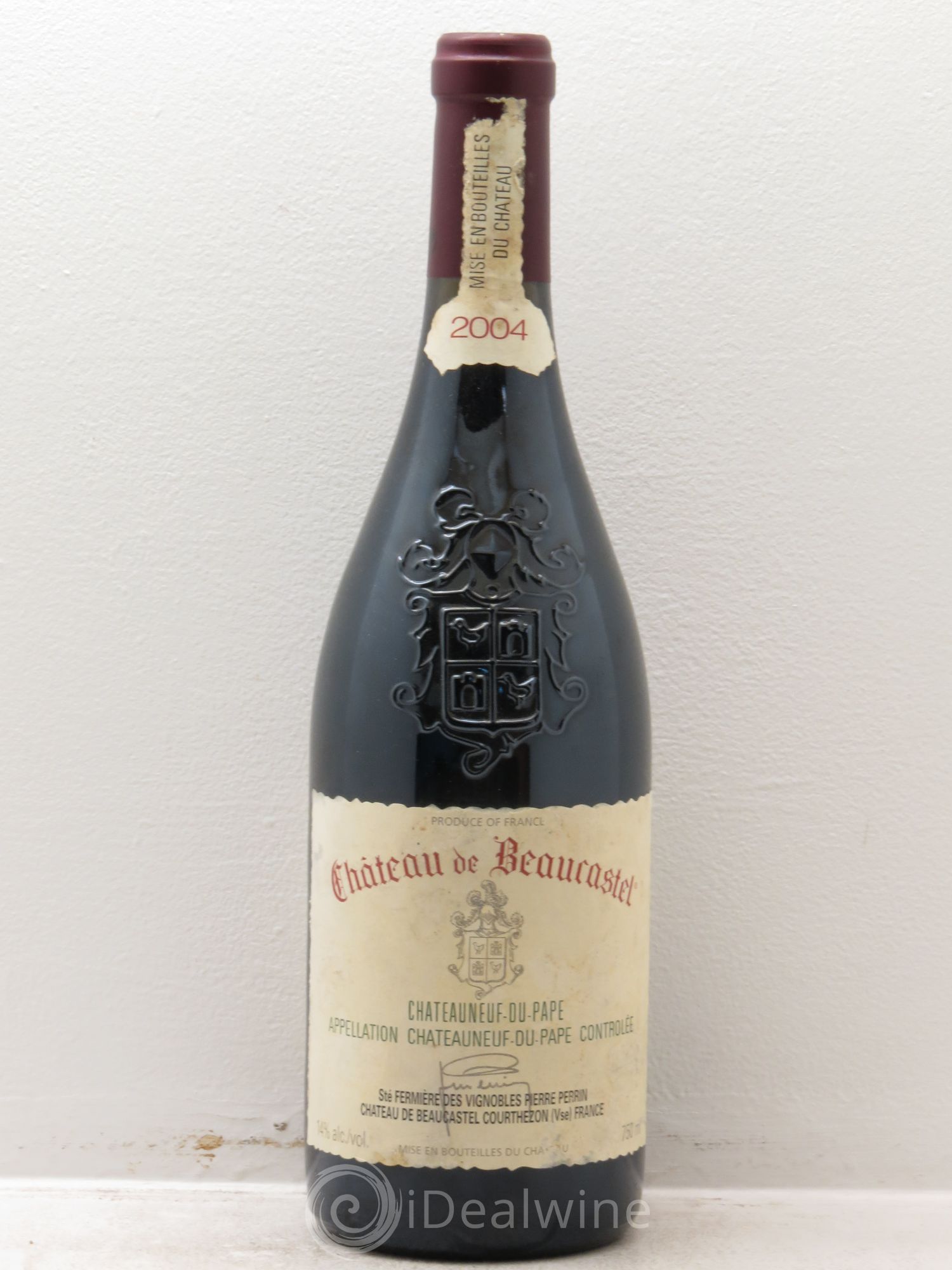Châteauneuf-du-Pape Château de Beaucastel Famille Perrin 2004 - Lot de 1 bouteille - 0