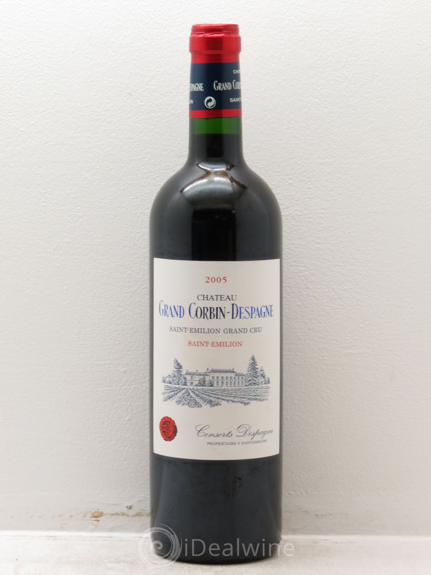 Château Grand Corbin Despagne Grand Cru Classé 2005 - Lot de 1 bouteille - 0