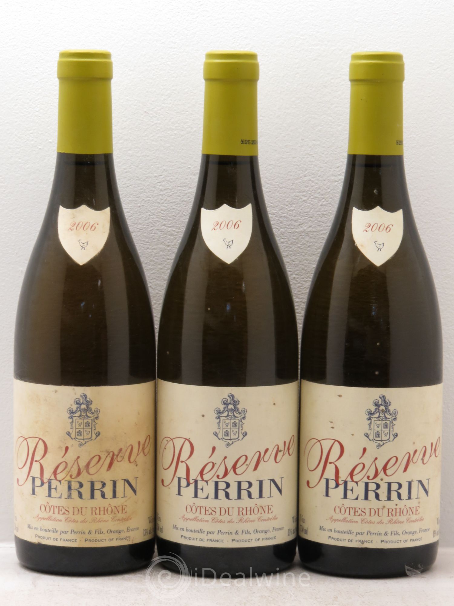 Côtes-du-Rhône Réserve Perin et Fils 2006 - Posten von 3 Flaschen - 0