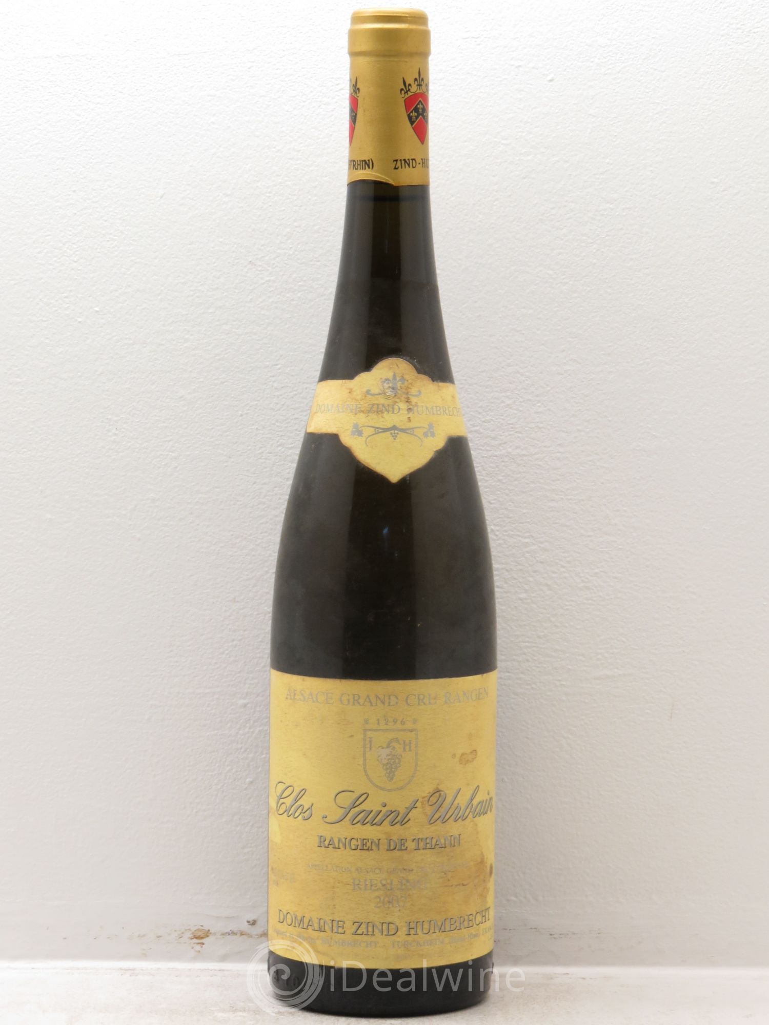 Alsace Riesling Grand Cru Rangen de Thann Clos Saint Urbain Zind-Humbrecht (Domaine) 2007 - Lot de 1 bouteille - 0