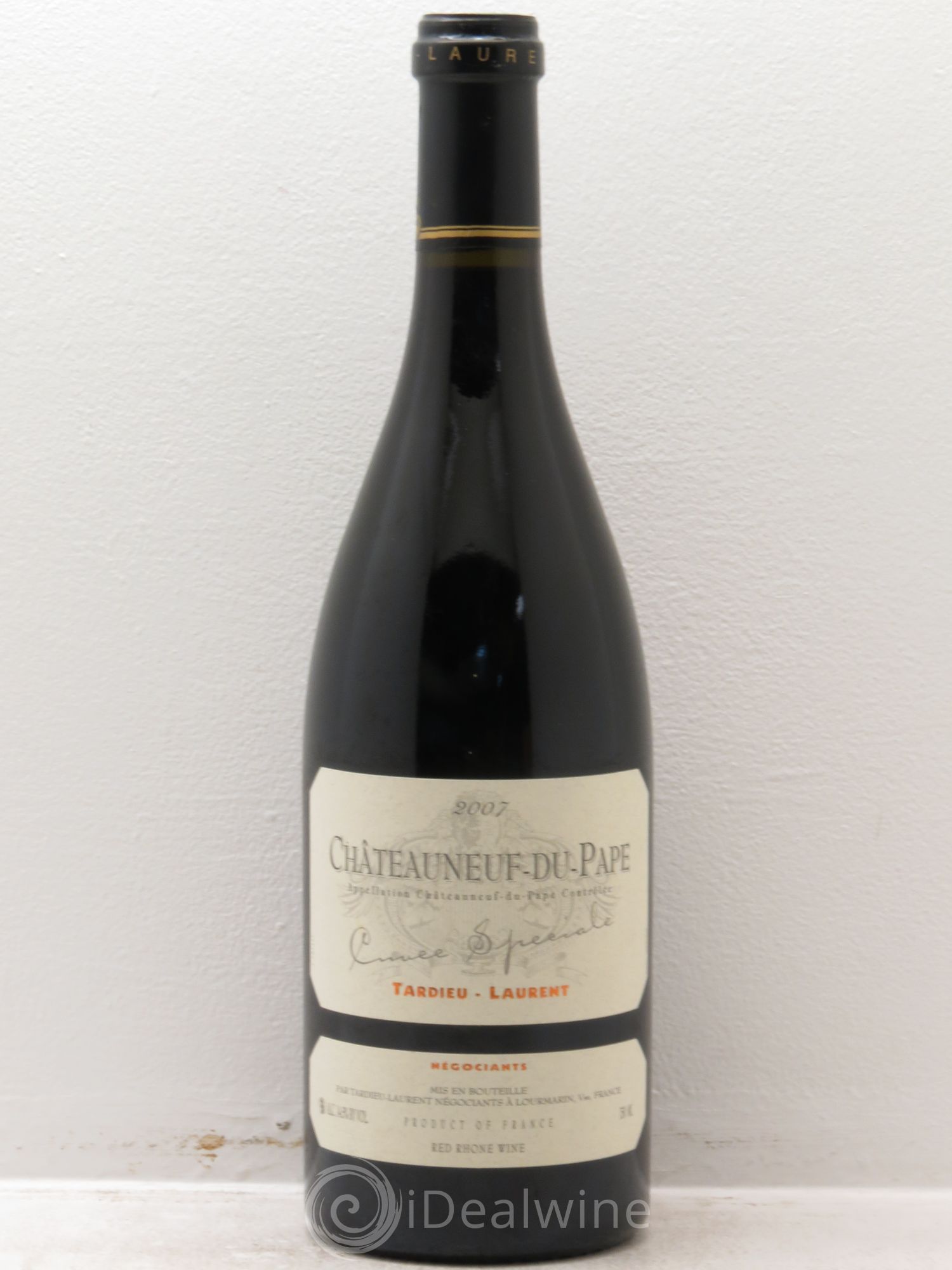 Châteauneuf-du-Pape Tardieu-Laurent Cuvée spéciale Famille Tardieu 2007 - Lot de 1 bouteille - 0