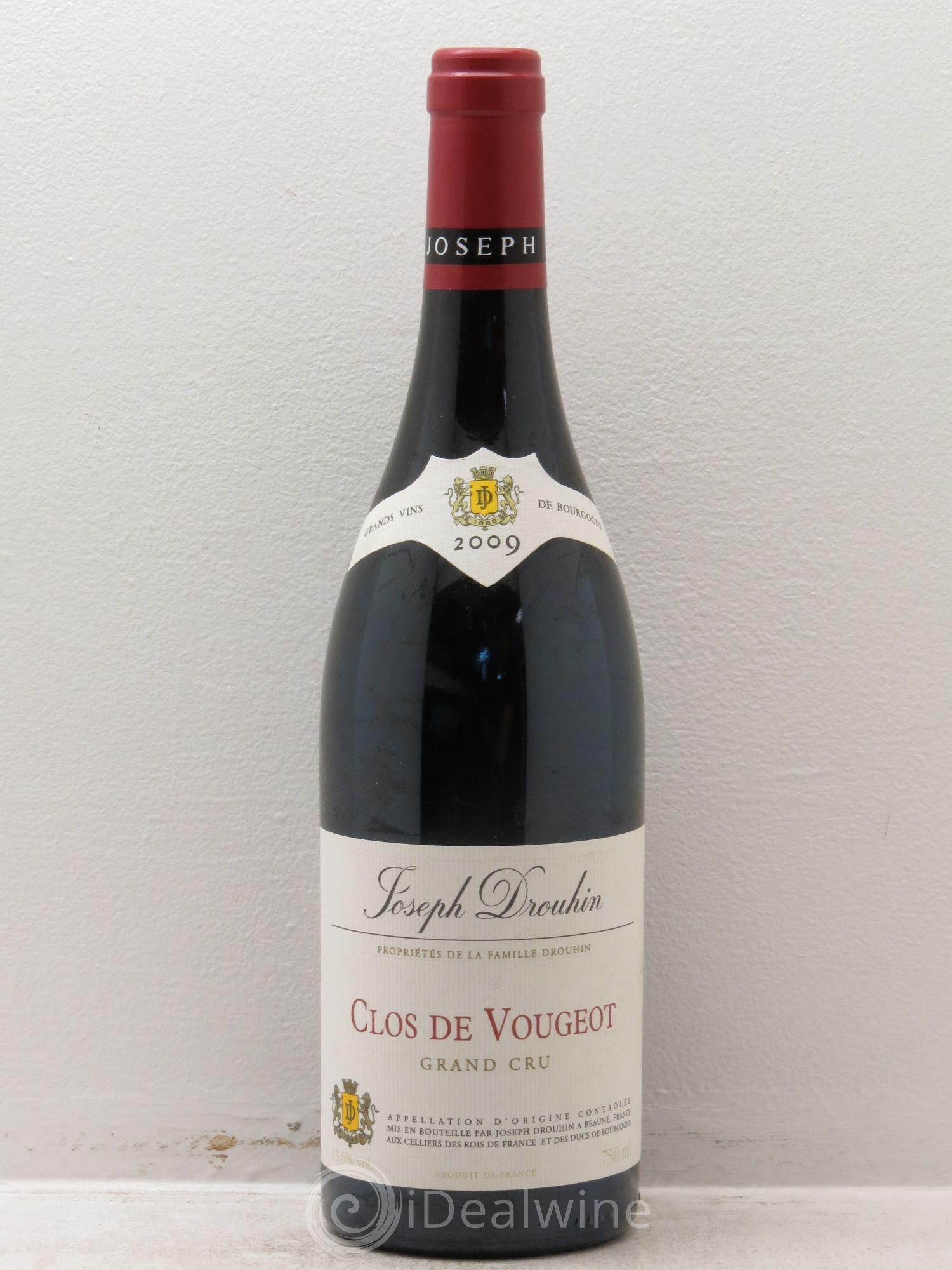 Clos de Vougeot Grand Cru Joseph Drouhin 2009 - Lot de 1 bouteille - 0
