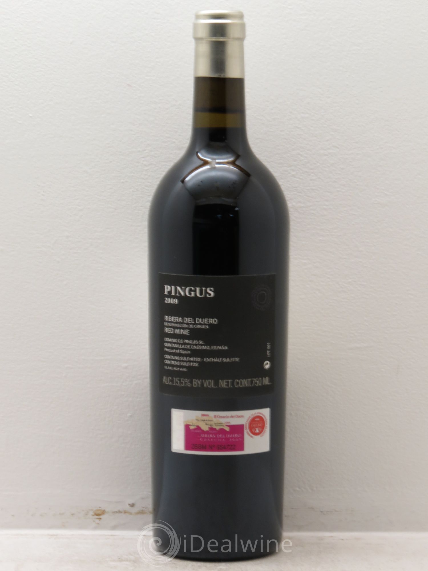 Ribera Del Duero Pingus Dominio de Pingus - Peter Sisseck 2009 - Lot de 1 bouteille - 1