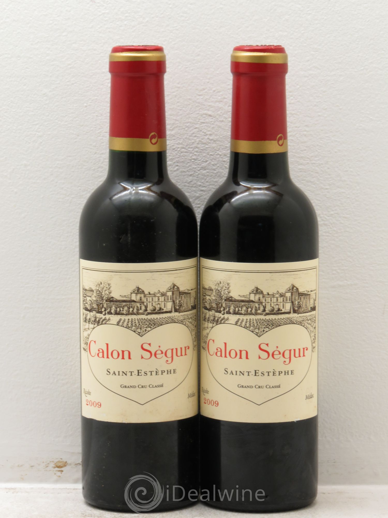 Château Calon Ségur 3ème Grand Cru Classé 2009 - Lot de 2 demi bouteilles - 0