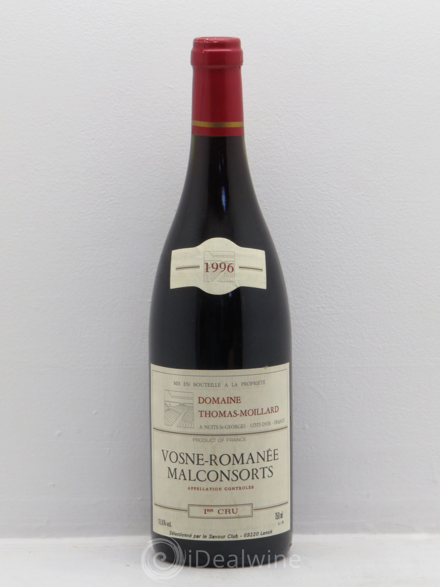 Vosne-Romanée 1er Cru Thomas moillard les malconsorts 1996 - Posten von 1 Flasche - 0