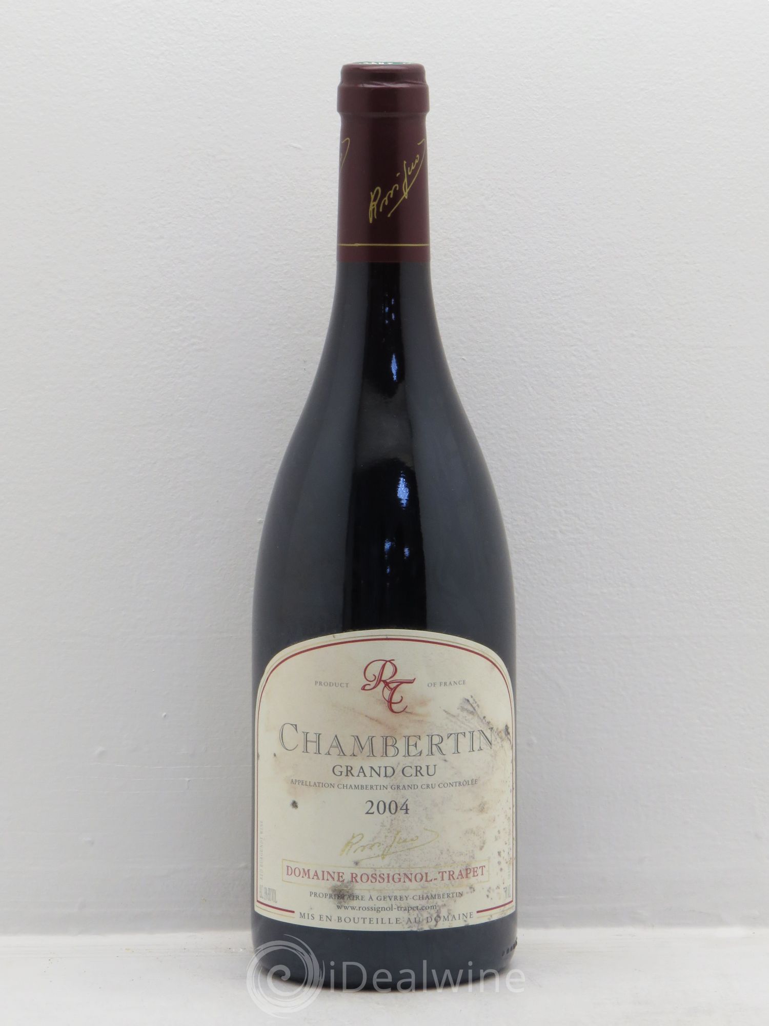 Chambertin Grand Cru Rossignol-Trapet (Domaine) 2004 - Lot de 1 bouteille - 0