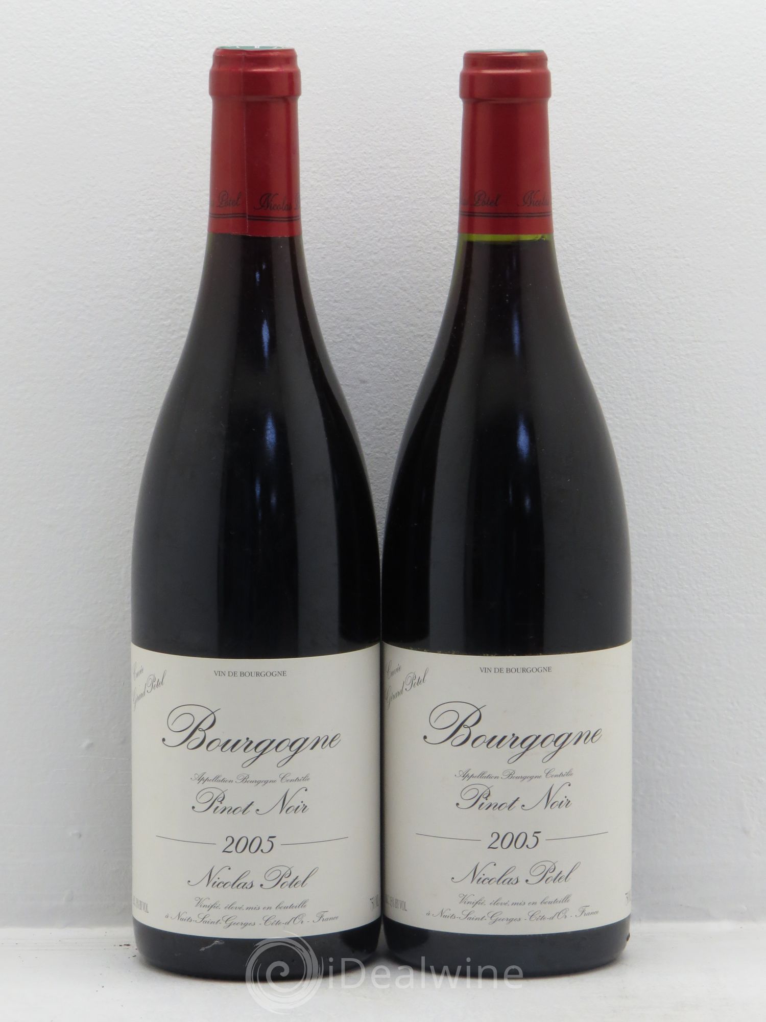 Bourgogne Nicolas Potel pinot noir 2005 - Posten von 2 Flaschen - 0