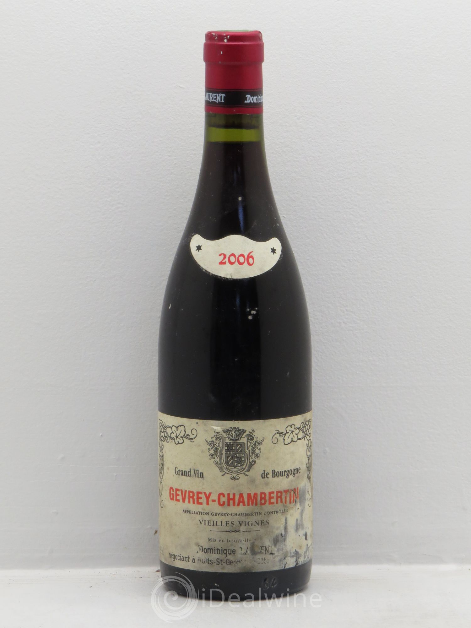 Gevrey-Chambertin Vieilles vignes Dominique Laurent 2006 - Lot de 1 bouteille - 0