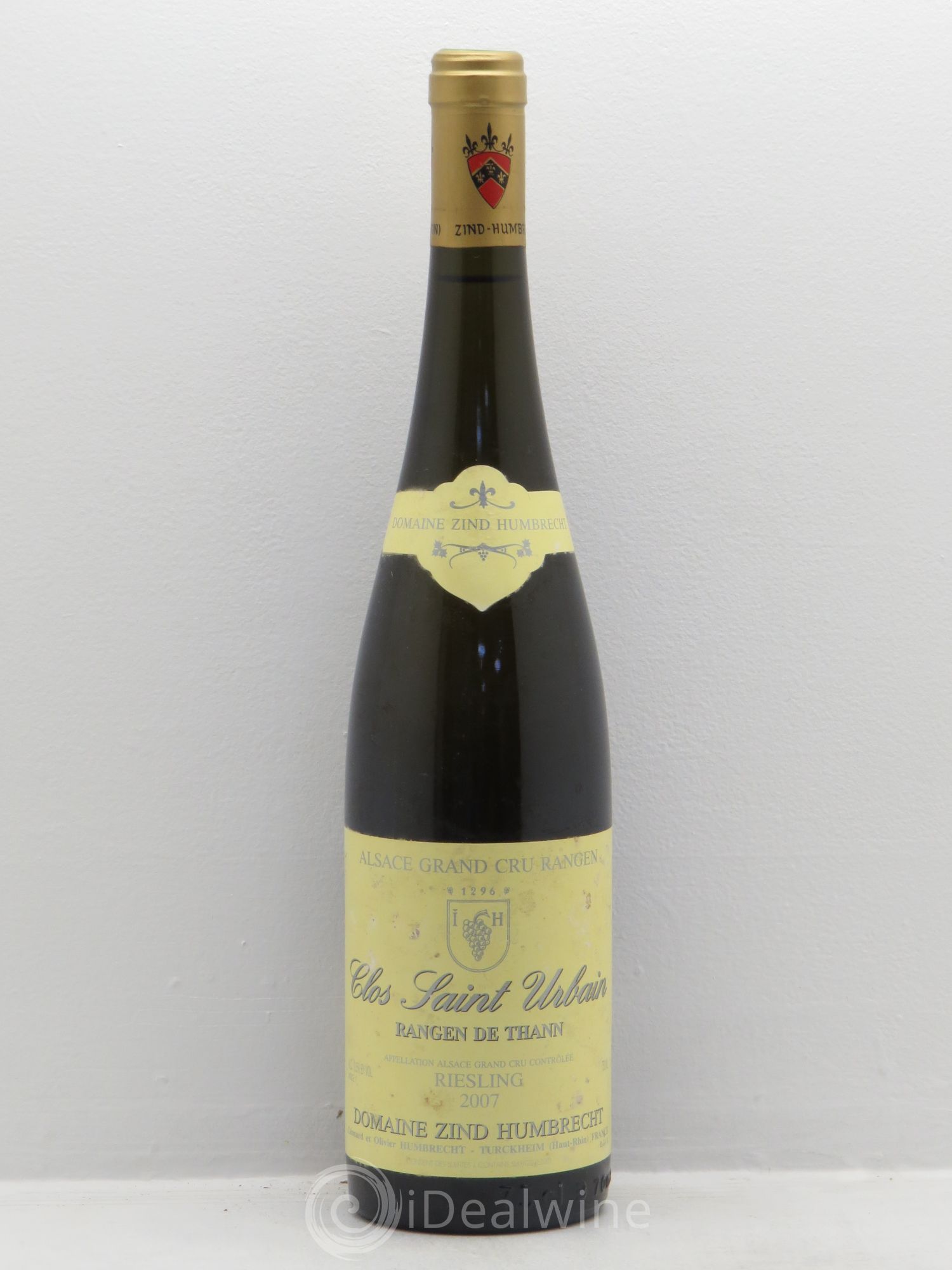 Alsace Riesling Grand Cru Rangen de Thann Clos Saint Urbain Zind-Humbrecht (Domaine) 2007 - Posten von 1 Flasche - 0
