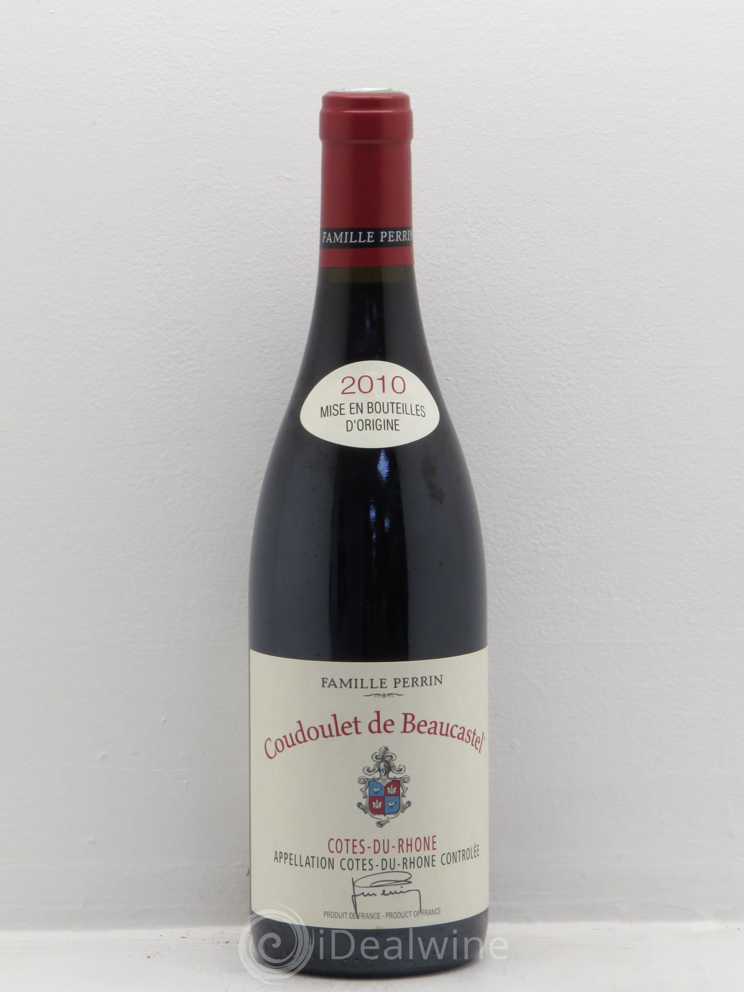 Côtes-du-Rhône Coudoulet de Beaucastel Famille Perrin 2010 - Lot de 1 bouteille - 0