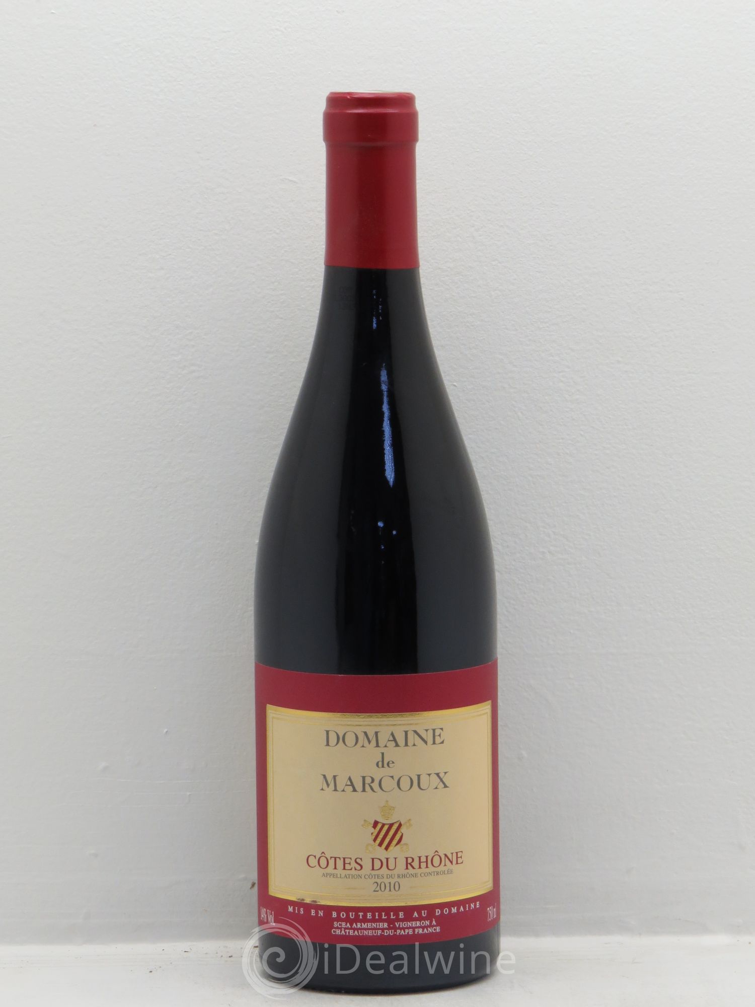Côtes-du-Rhône Famille Armenier (sans prix de réserve) 2010 - Lot de 1 bouteille - 0