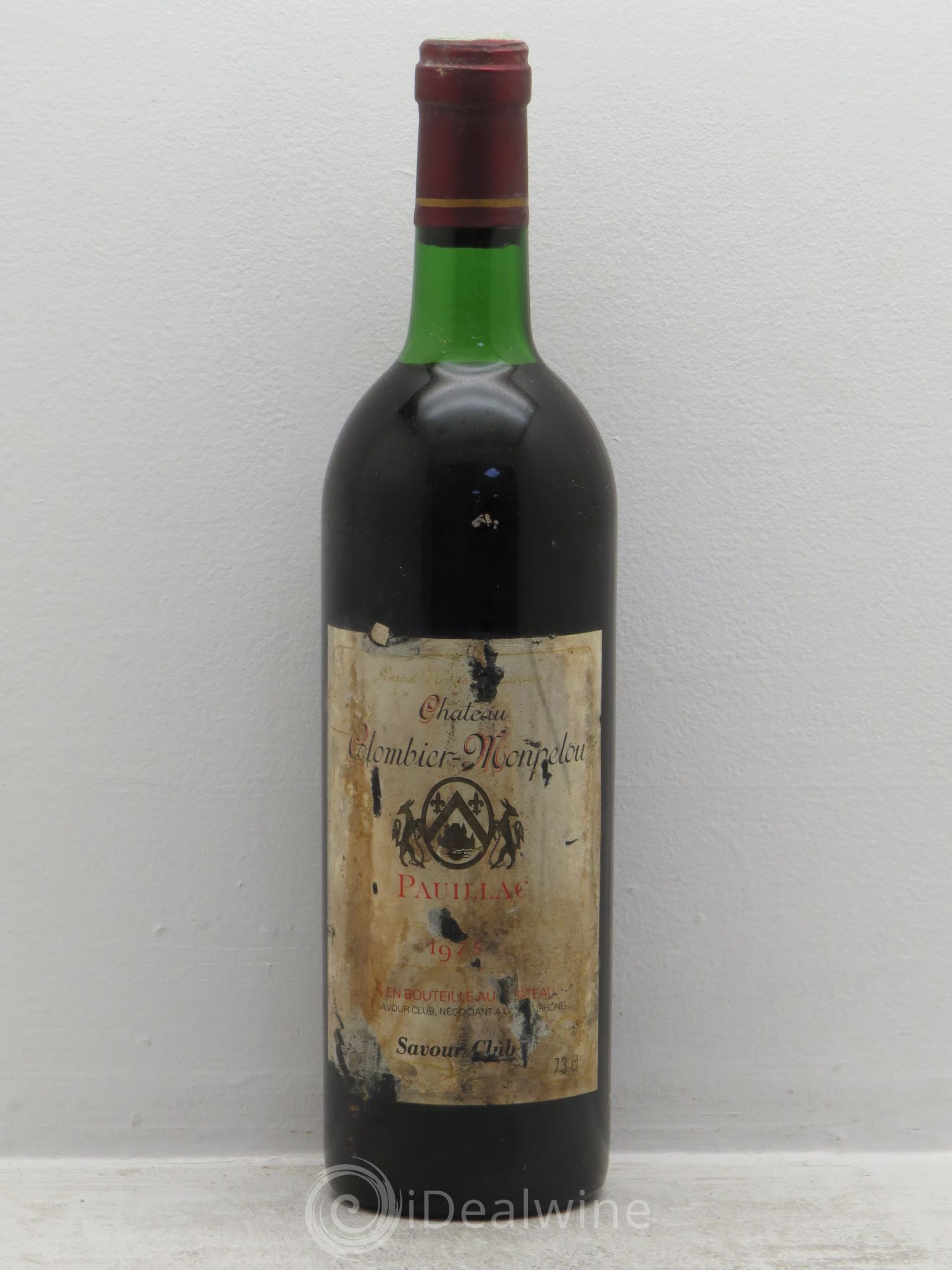 Château Colombier Monpelou Cru Bourgeois Savour club 1975 - Posten von 1 Flasche - 0